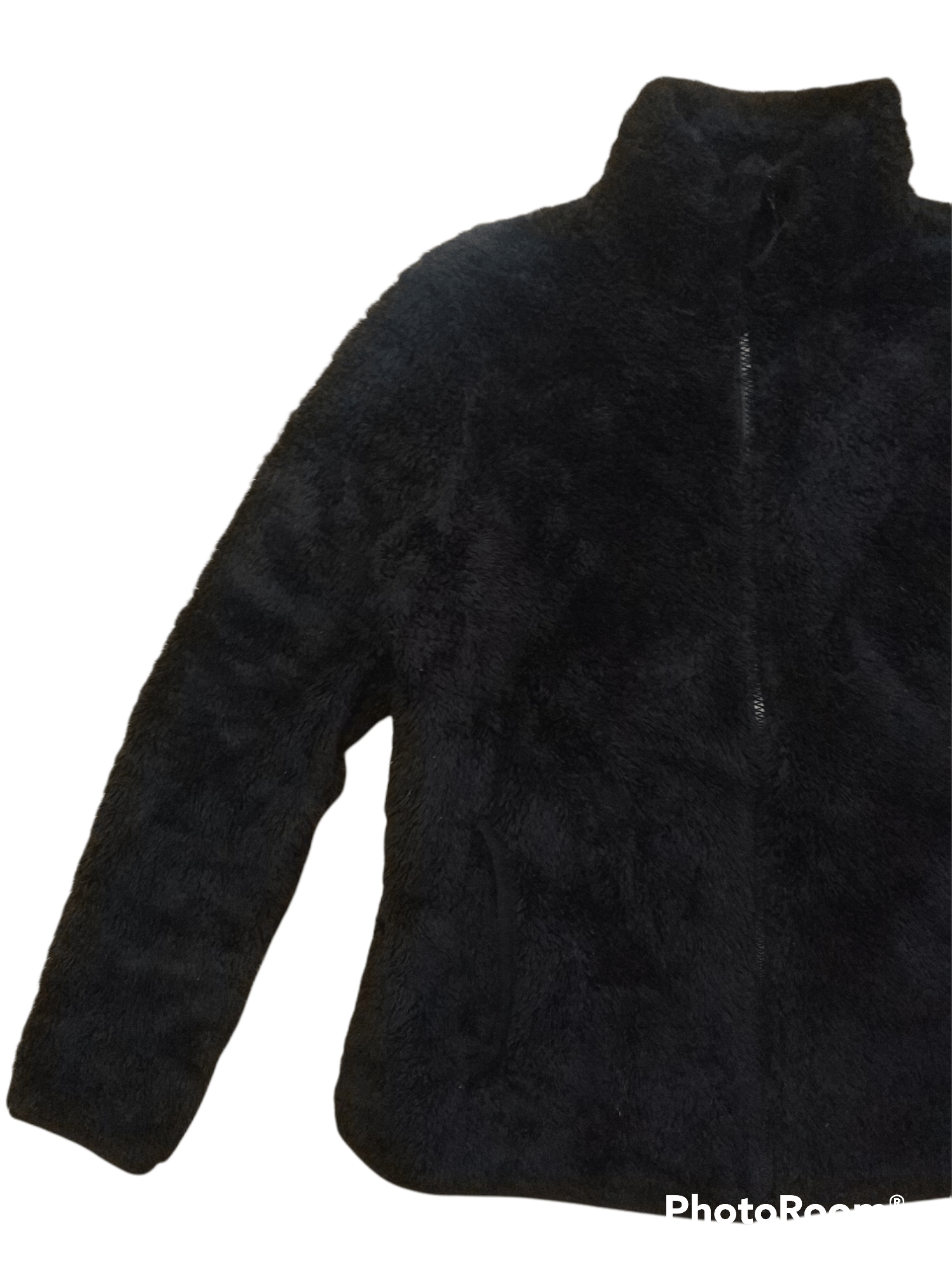 Japanese Brand 🔥Black Uniqlo Faux Fur Fleece Jacket Size US S / EU 44-46 / 1 - 3 Thumbnail