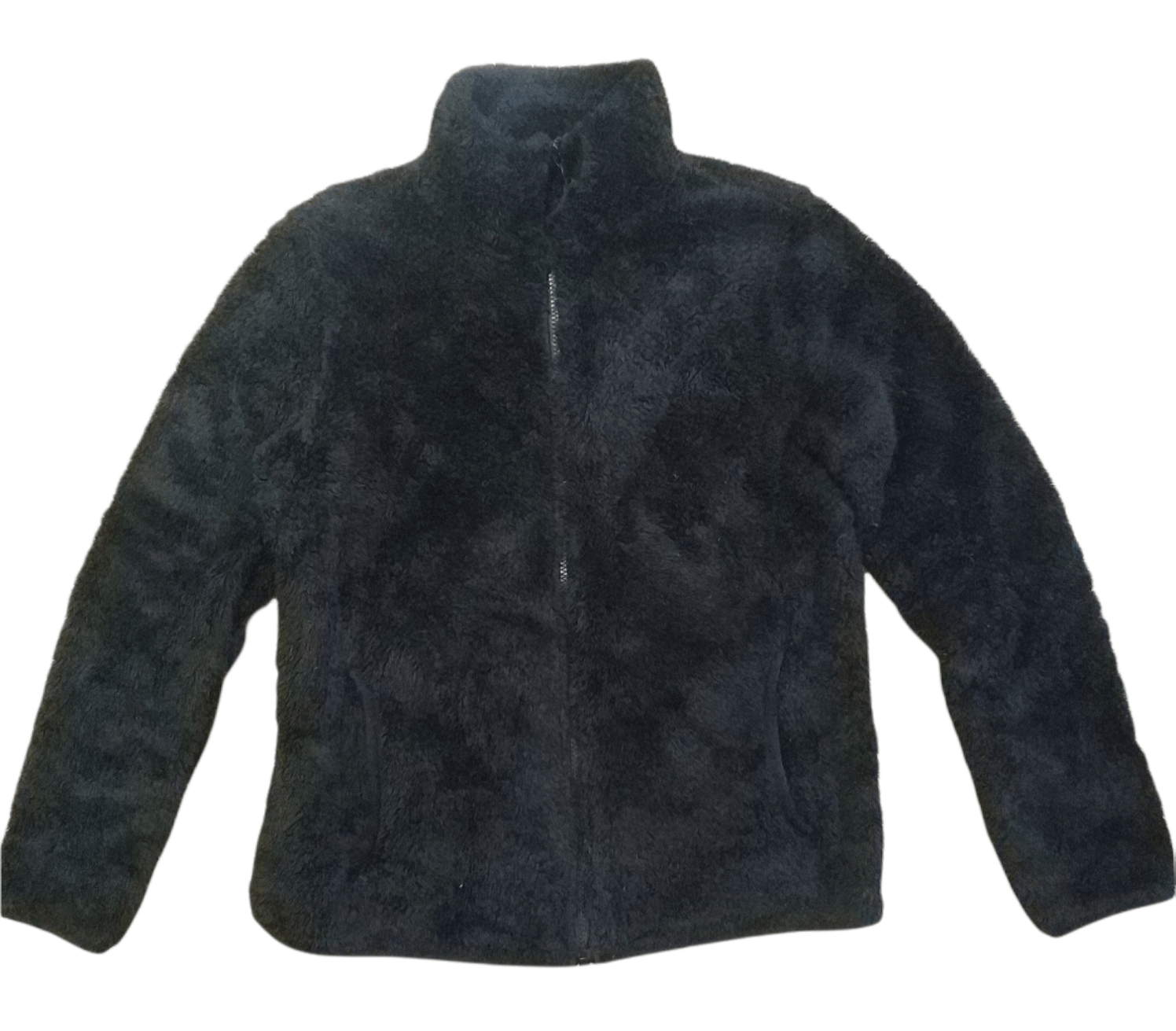 Japanese Brand 🔥Black Uniqlo Faux Fur Fleece Jacket Size US S / EU 44-46 / 1 - 1 Thumbnail
