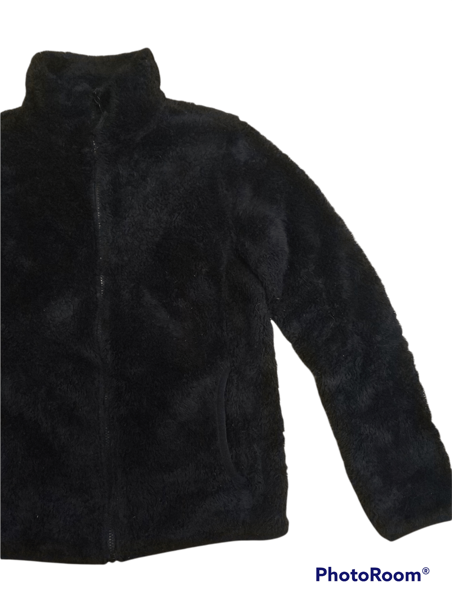 Japanese Brand 🔥Black Uniqlo Faux Fur Fleece Jacket Size US S / EU 44-46 / 1 - 2 Thumbnail