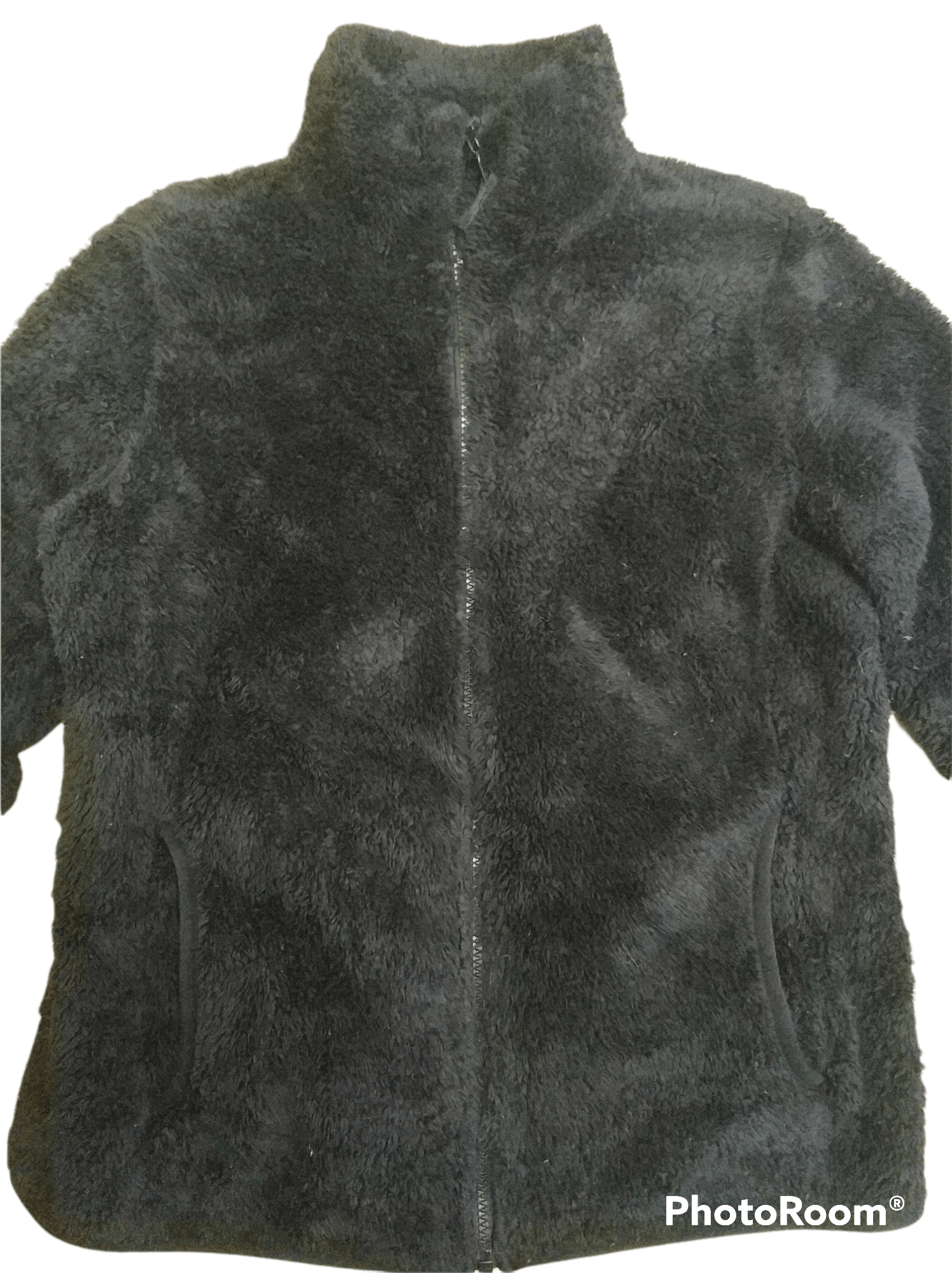 Japanese Brand 🔥Black Uniqlo Faux Fur Fleece Jacket Size US S / EU 44-46 / 1 - 5 Thumbnail