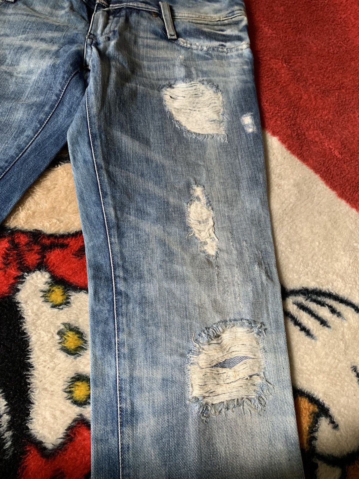 Diesel DIESEL RIPPED JEANS RARE Size US 30 / EU 46 - 5 Thumbnail