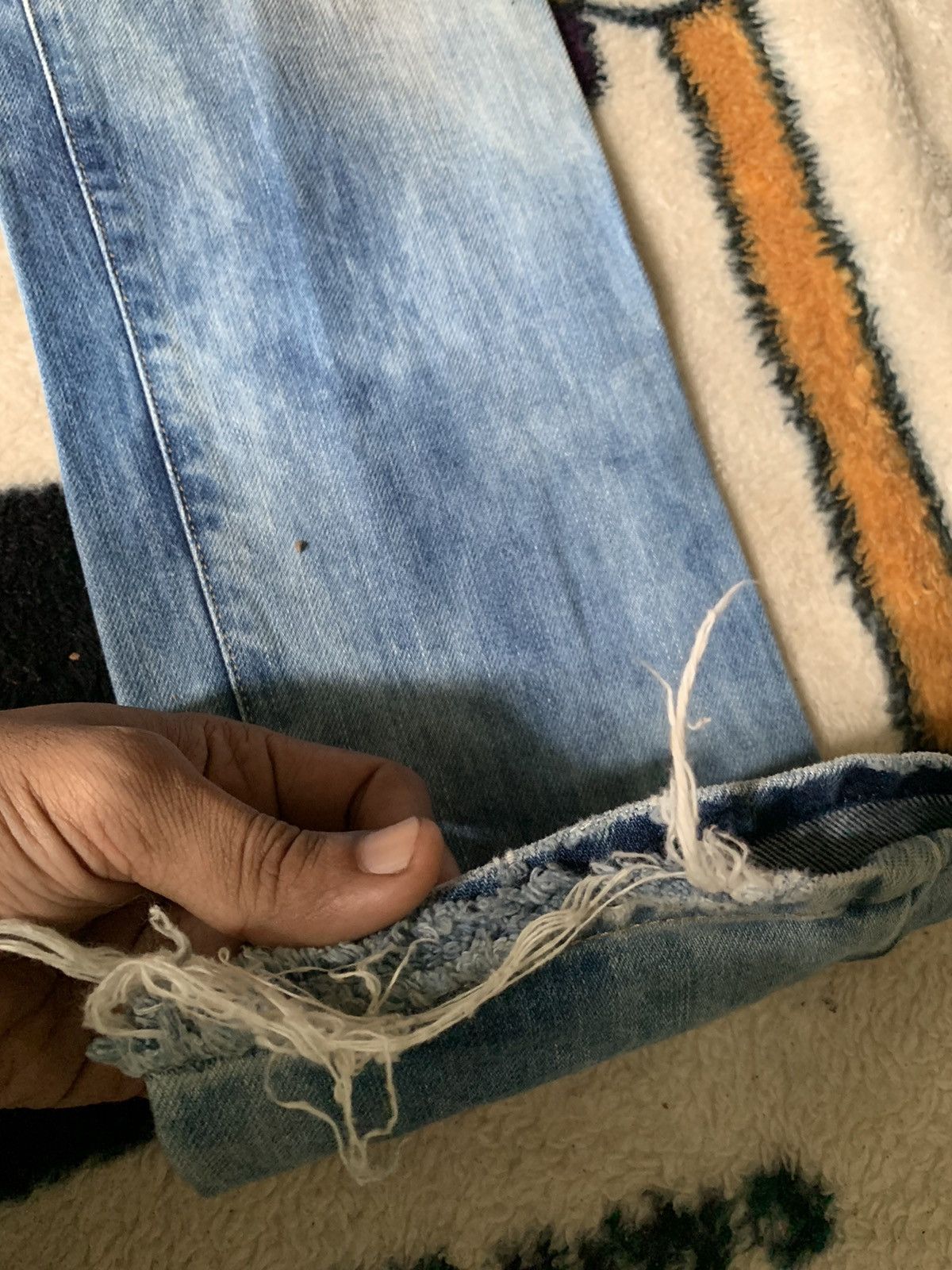 Diesel DIESEL RIPPED JEANS RARE Size US 30 / EU 46 - 6 Thumbnail