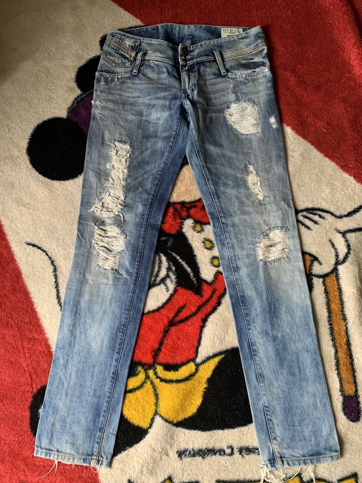 Diesel DIESEL RIPPED JEANS RARE Size US 30 / EU 46 - 2 Thumbnail
