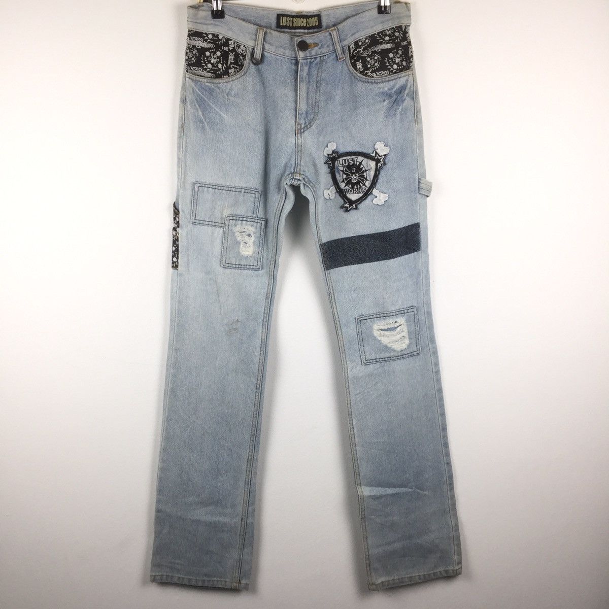Seditionaries Carpenter Distressed jeans punk style like mastermind japan Size US 32 / EU 48 - 1 Thumbnail