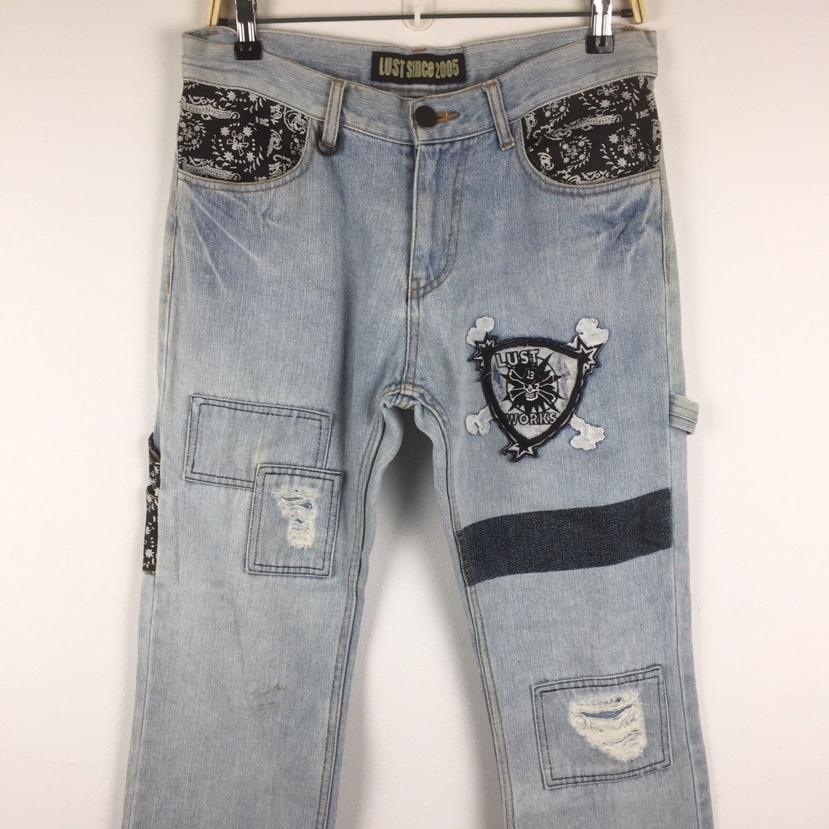 Seditionaries Carpenter Distressed jeans punk style like mastermind japan Size US 32 / EU 48 - 2 Thumbnail