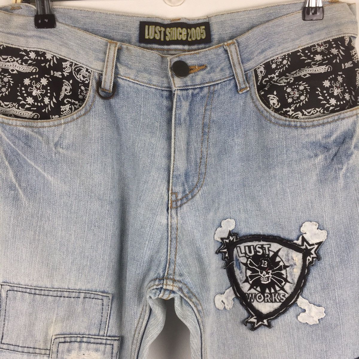 Seditionaries Carpenter Distressed jeans punk style like mastermind japan Size US 32 / EU 48 - 3 Thumbnail