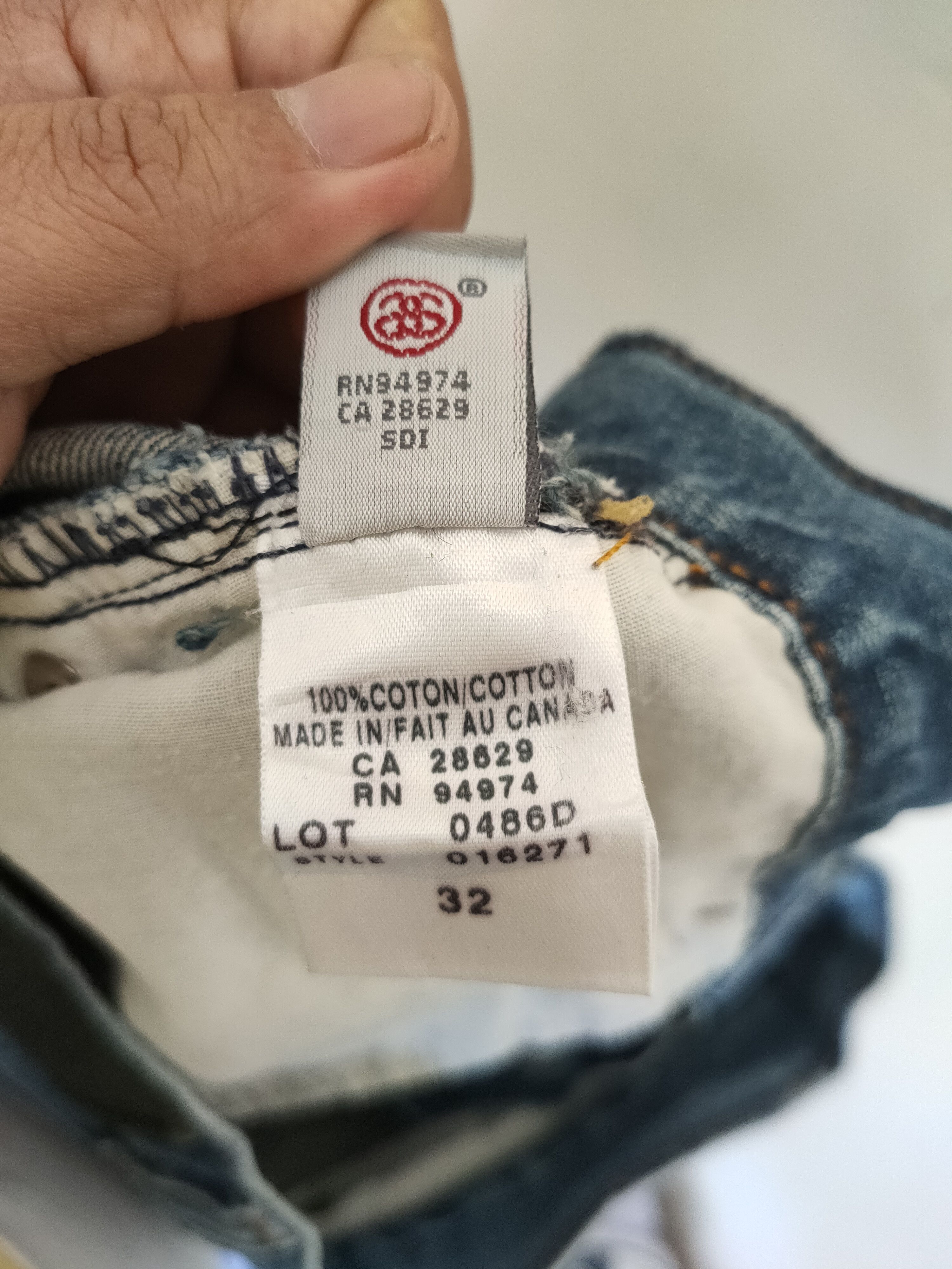 Stussy × Vintage Vintage Stussy Distressed Denim Jean's Size US 33 - 9 Thumbnail