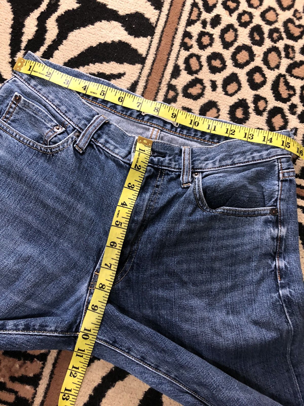 Uniqlo × Vintage VINTAGE SELVEDGE UNIQLO REGULAFIT BLUE WASH DISTRESED DENIM Size US 30 / EU 46 - 14 Thumbnail
