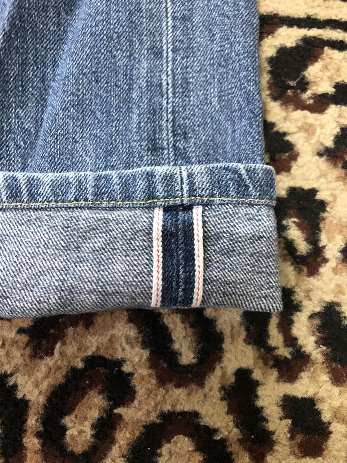 Uniqlo × Vintage VINTAGE SELVEDGE UNIQLO REGULAFIT BLUE WASH DISTRESED DENIM Size US 30 / EU 46 - 3 Thumbnail