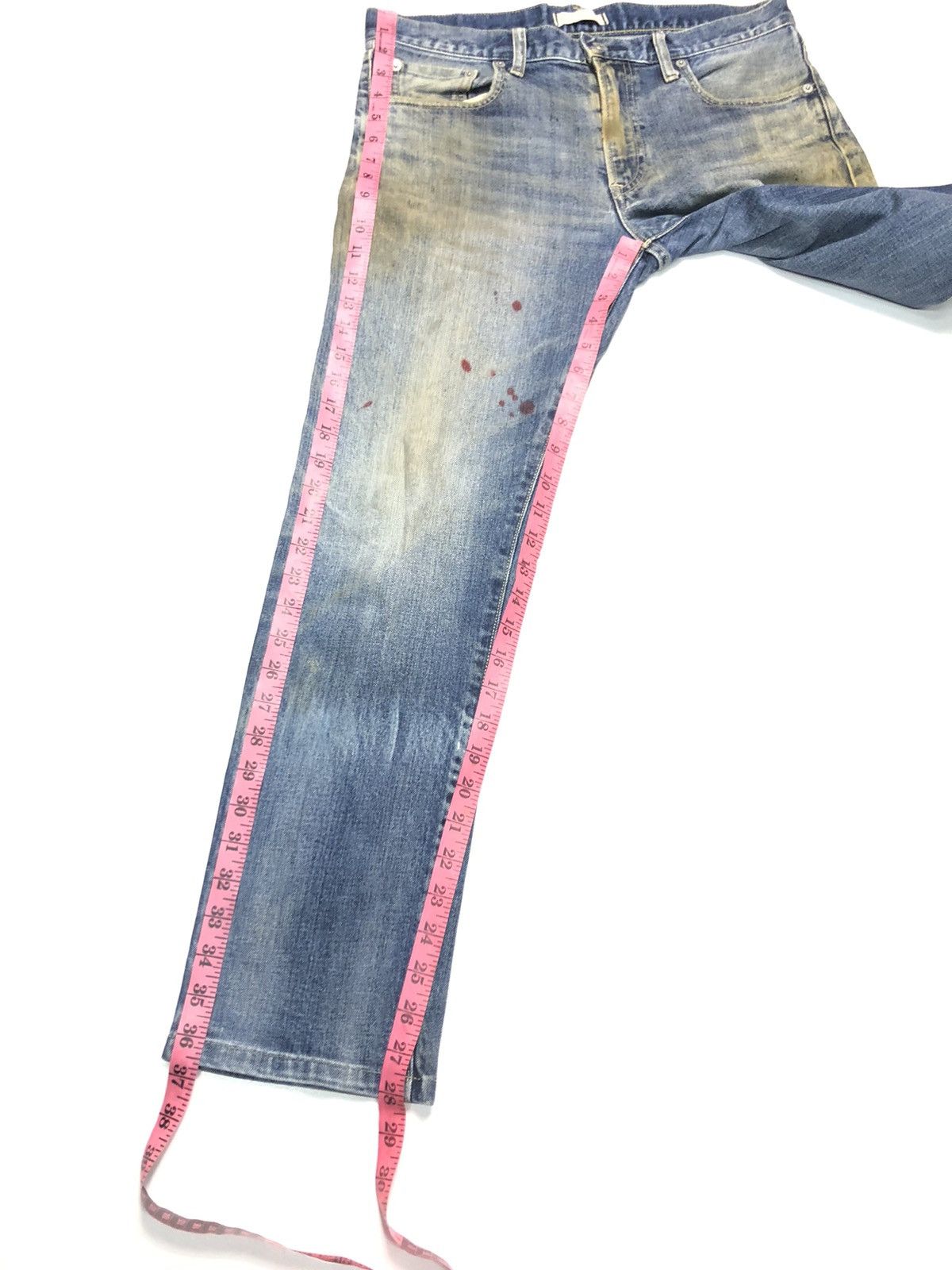 Uniqlo × Vintage RUSTY VINTAGE UNIQLO DISTRESSED SELVEDGE DENIM Size US 32 / EU 48 - 15 Thumbnail