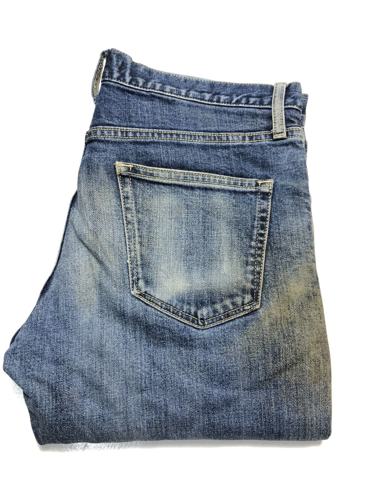 Uniqlo × Vintage RUSTY VINTAGE UNIQLO DISTRESSED SELVEDGE DENIM Size US 32 / EU 48 - 17 Thumbnail