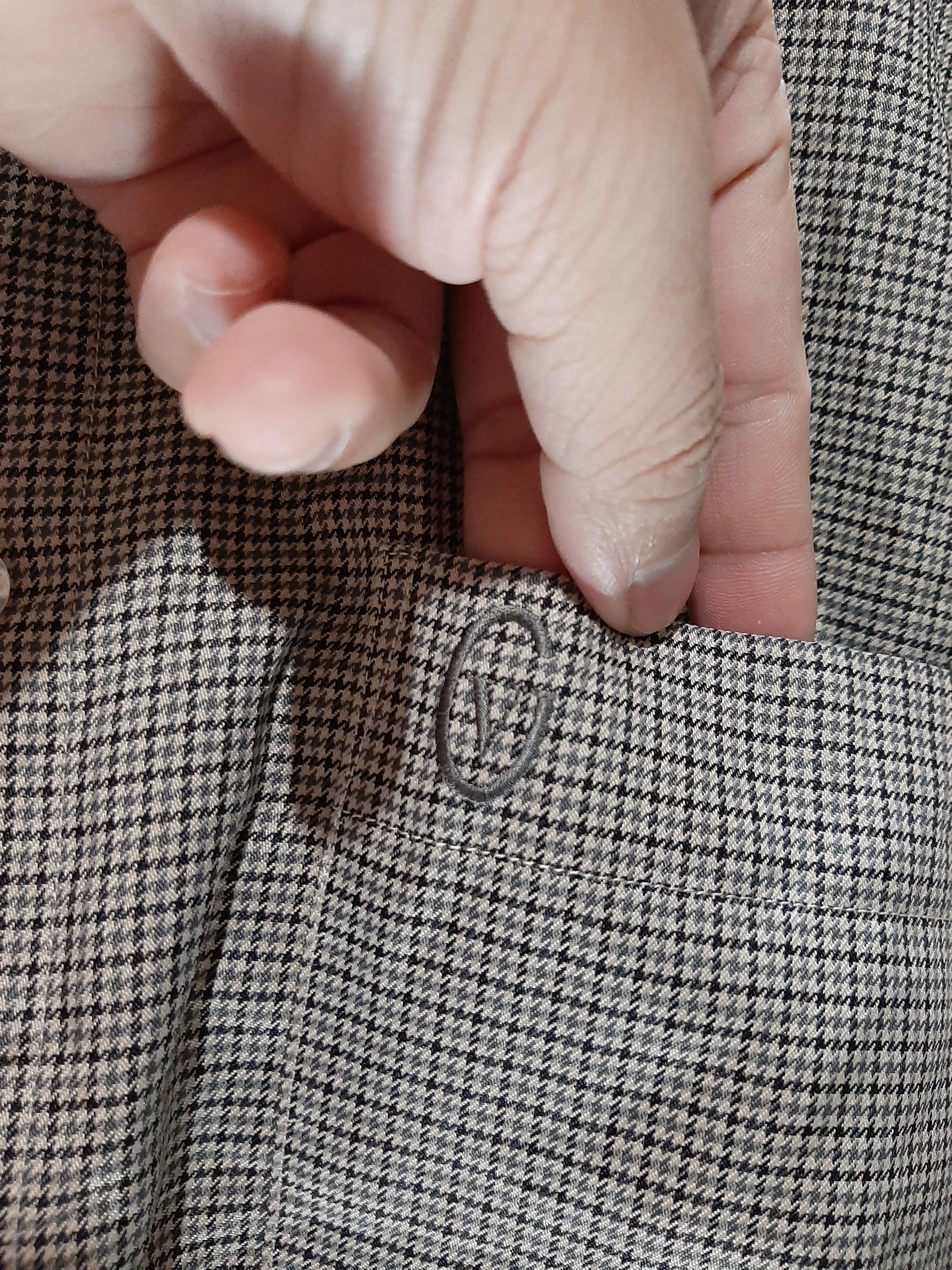 Gianni Valentino × Valentino × Vintage VINTAGE GIANNI VALENTINO CHEKERED SINGLE POCKET SHIRT Size US L / EU 52-54 / 3 - 3 Thumbnail