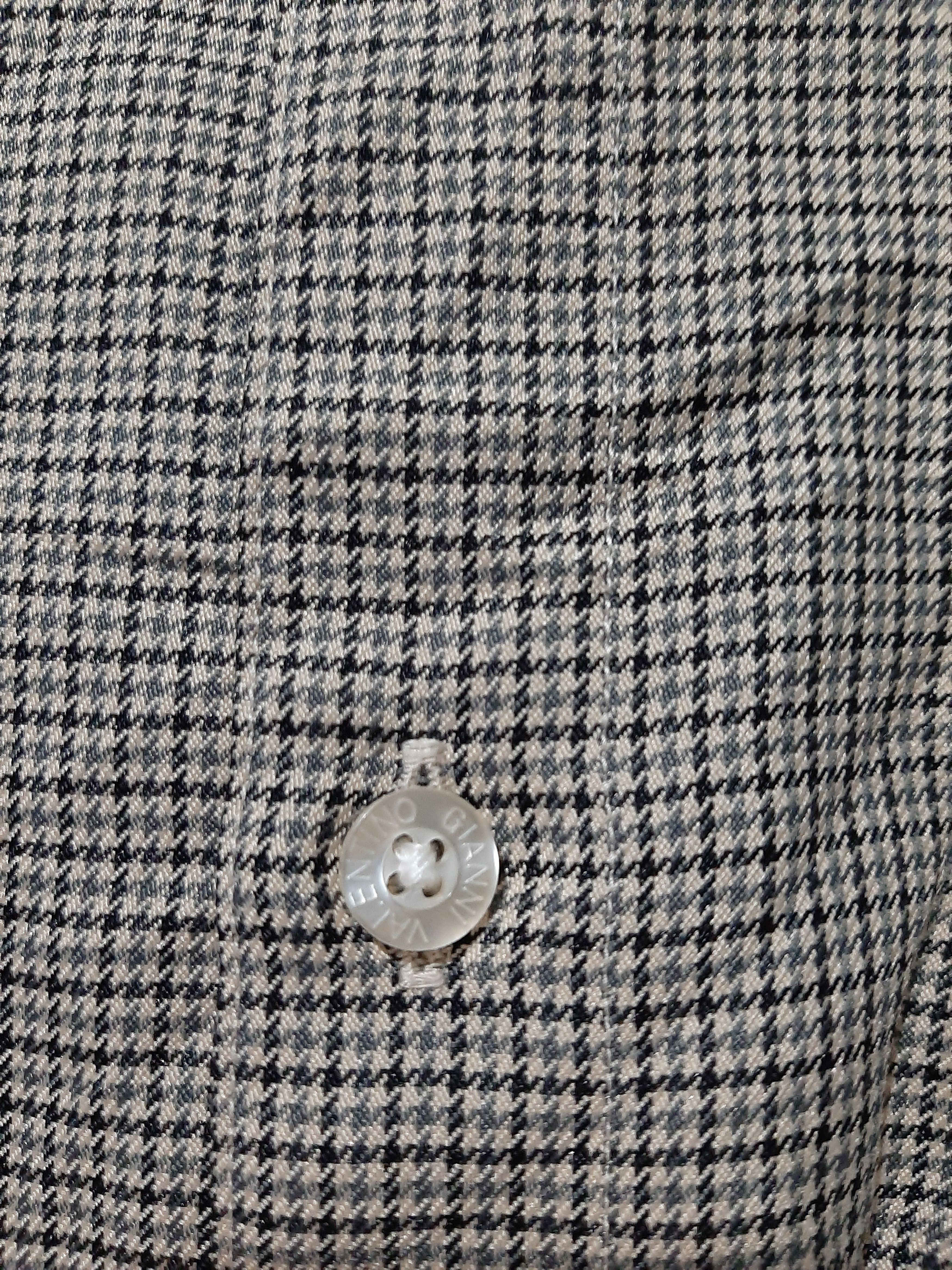 Gianni Valentino × Valentino × Vintage VINTAGE GIANNI VALENTINO CHEKERED SINGLE POCKET SHIRT Size US L / EU 52-54 / 3 - 5 Thumbnail