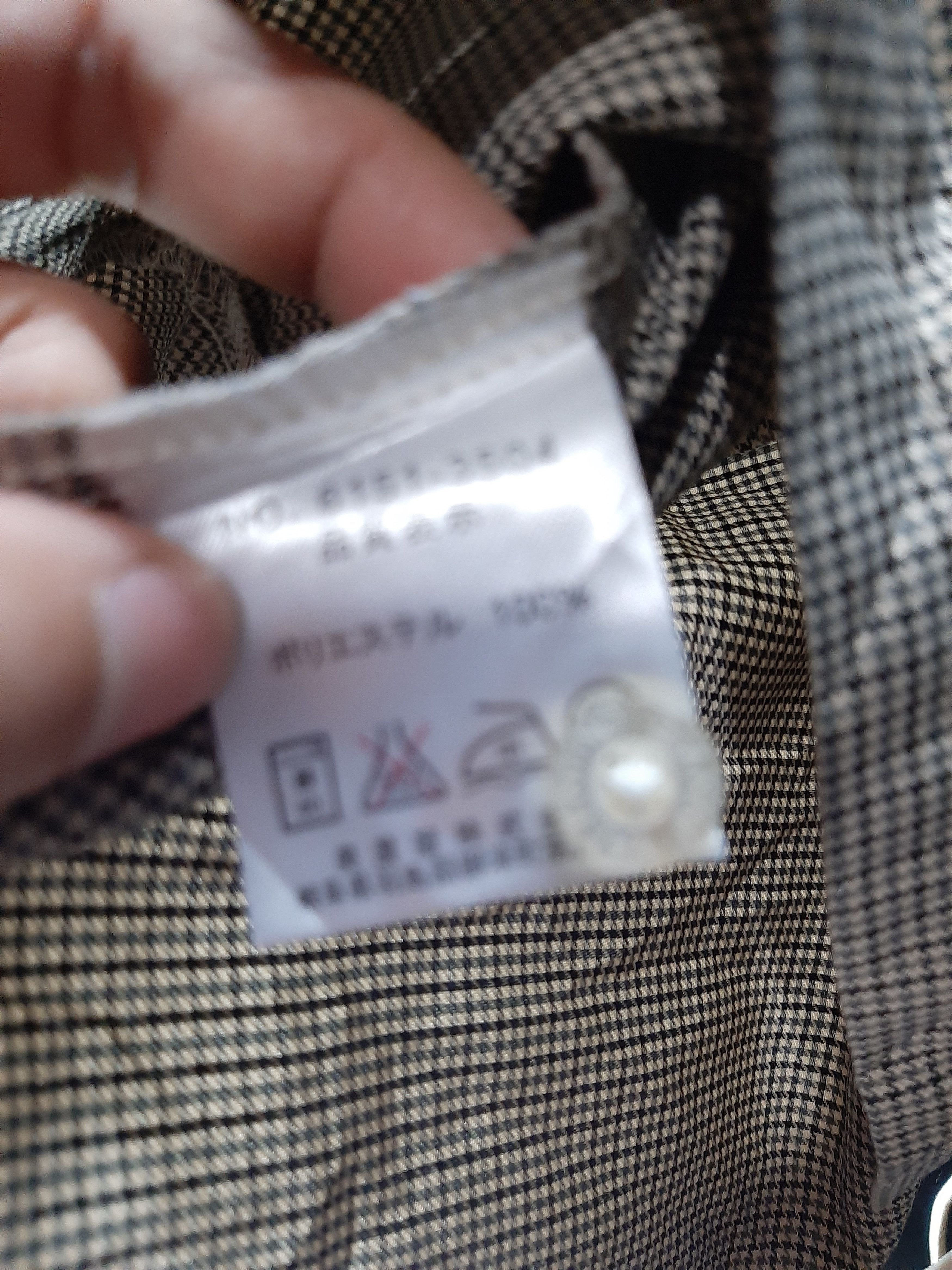 Gianni Valentino × Valentino × Vintage VINTAGE GIANNI VALENTINO CHEKERED SINGLE POCKET SHIRT Size US L / EU 52-54 / 3 - 6 Thumbnail