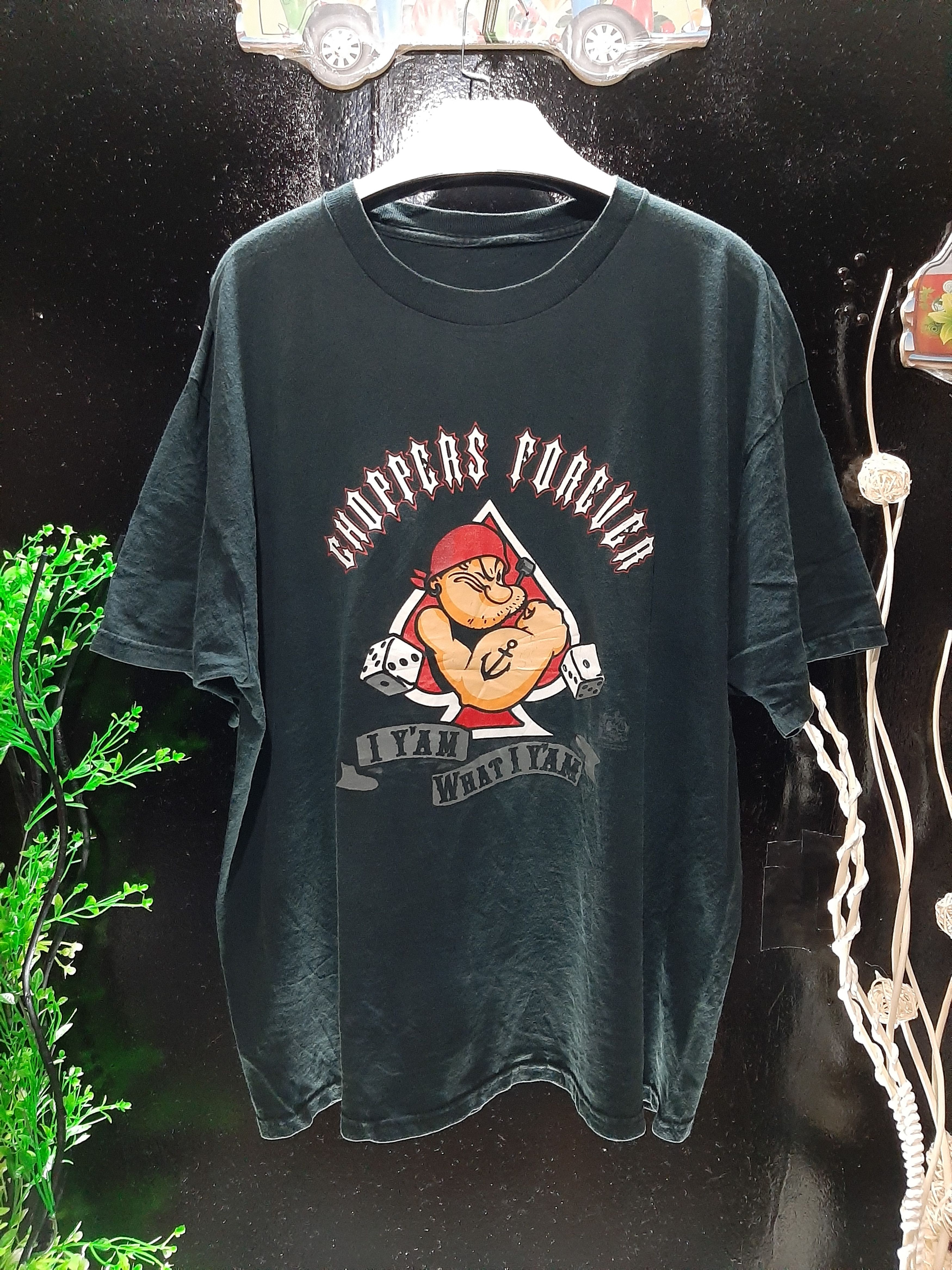 Cartoon Network × Vintage RARE🔥VINTAGE POPEYE CHOPPERS FOREVER TEE Size US XL / EU 56 / 4 - 1 Thumbnail