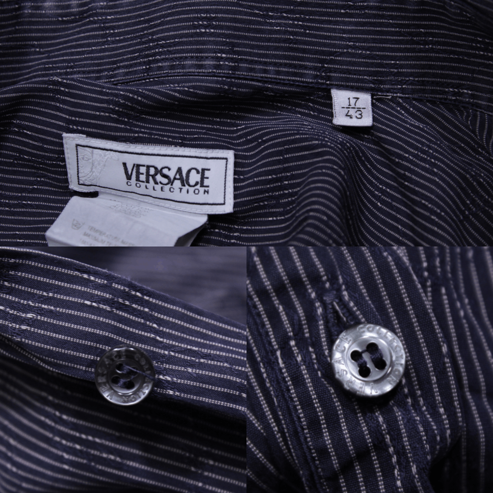 Versace Collection Purple Faded Shirt Size US M / EU 48-50 / 2 - 10 Thumbnail