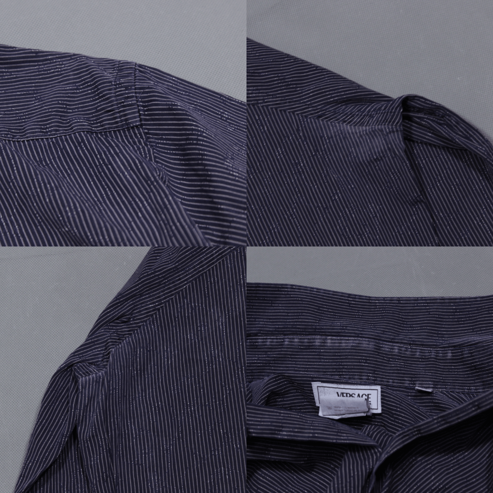 Versace Collection Purple Faded Shirt Size US M / EU 48-50 / 2 - 8 Thumbnail