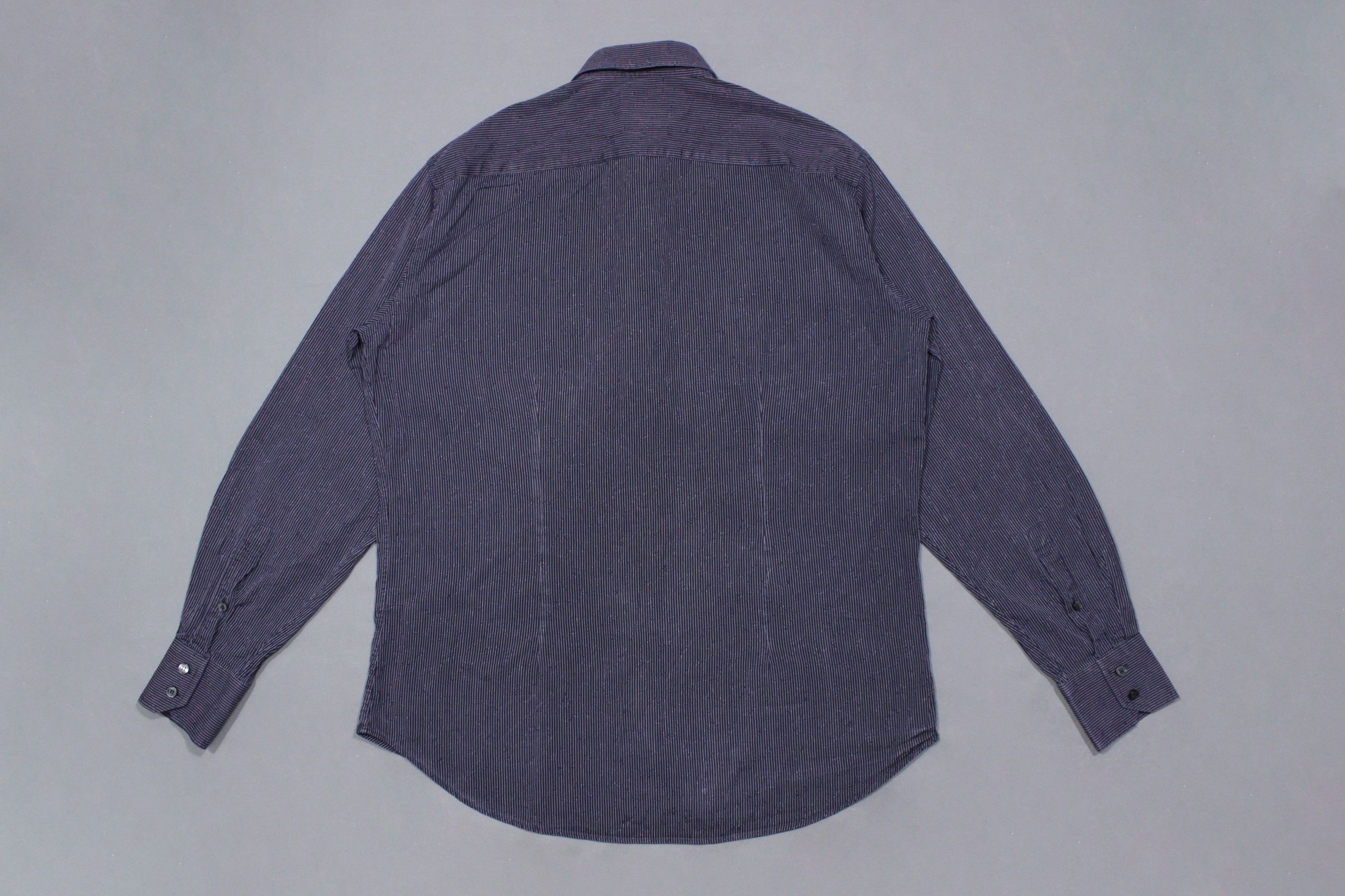 Versace Collection Purple Faded Shirt Size US M / EU 48-50 / 2 - 2 Thumbnail