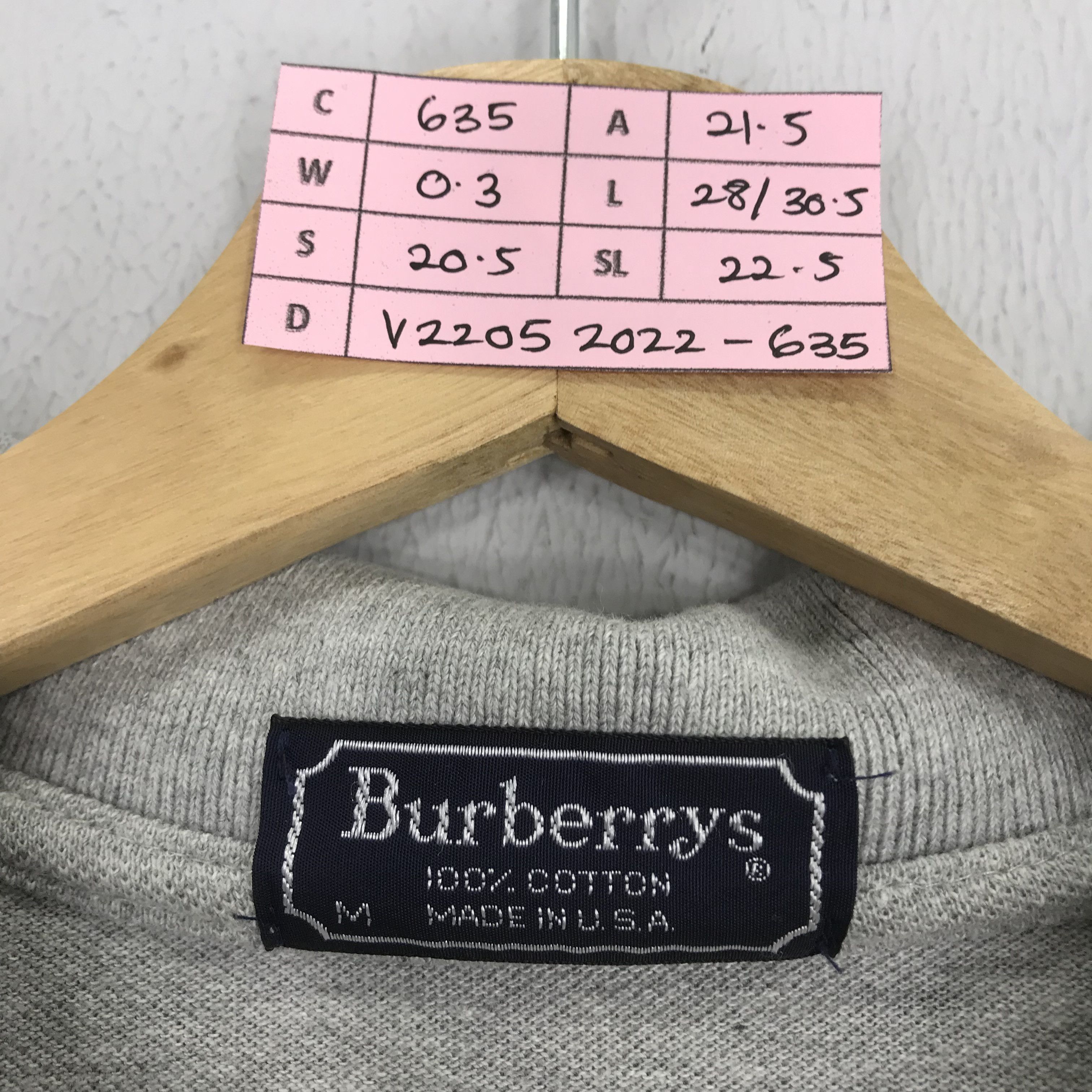 Burberry Vintage 90's Burberrys Polo Shirt Embroidery Logo Polo Tee Size US M / EU 48-50 / 2 - 9 Thumbnail