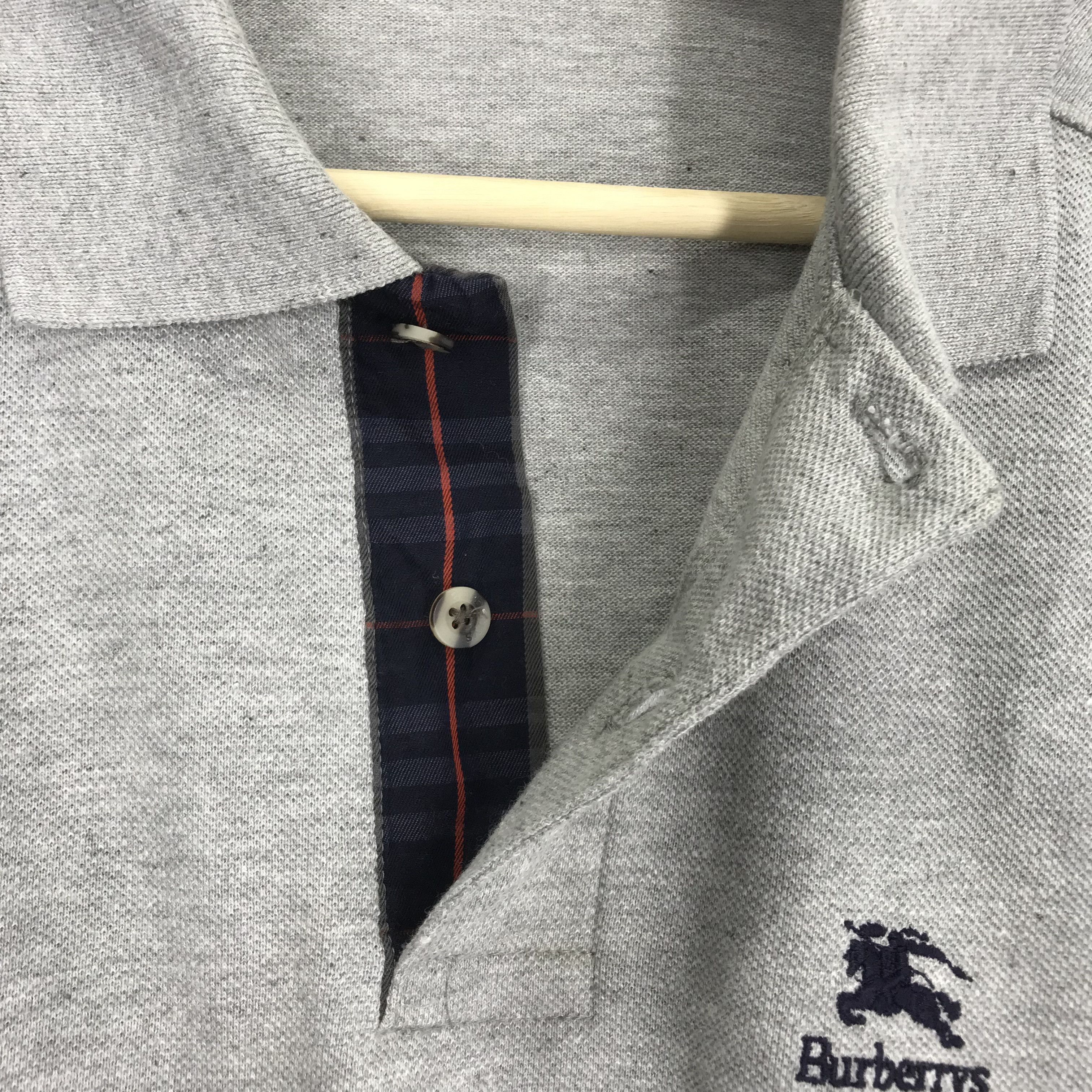 Burberry Vintage 90's Burberrys Polo Shirt Embroidery Logo Polo Tee Size US M / EU 48-50 / 2 - 7 Thumbnail