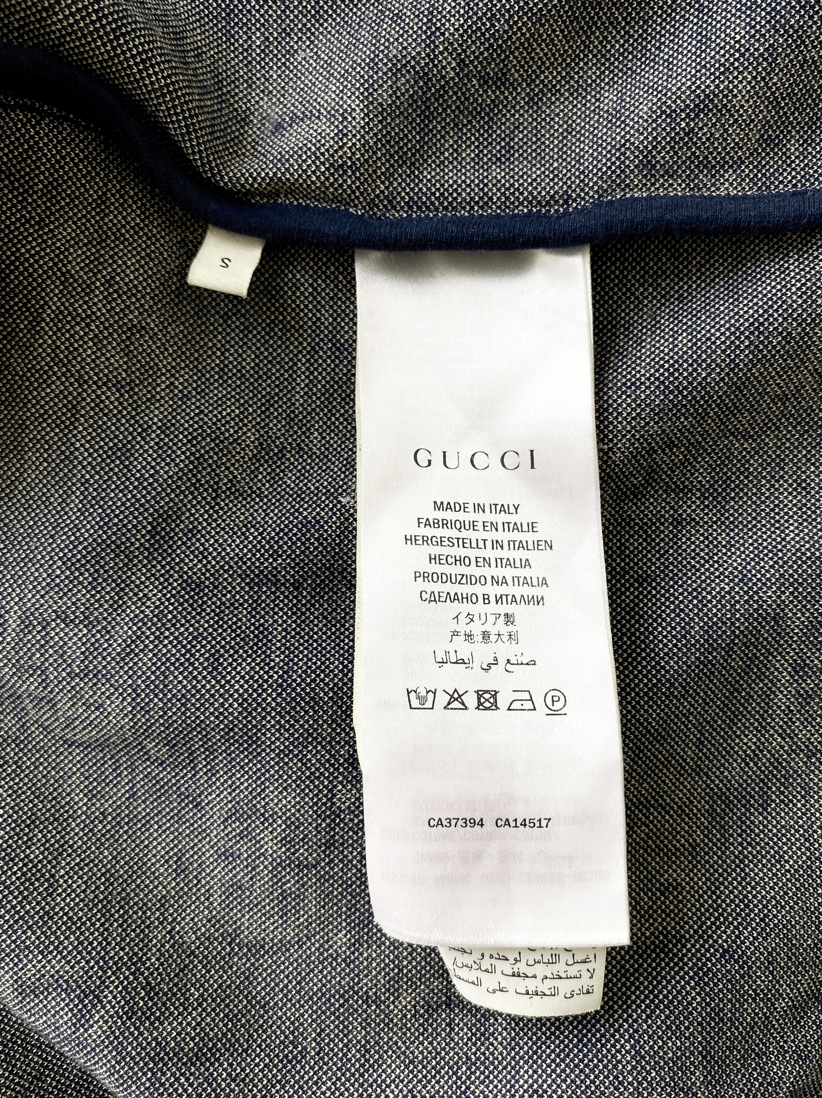 Gucci Gucci Blue & White GG Jacquard Monogram Track Top Size US S / EU 44-46 / 1 - 5 Thumbnail