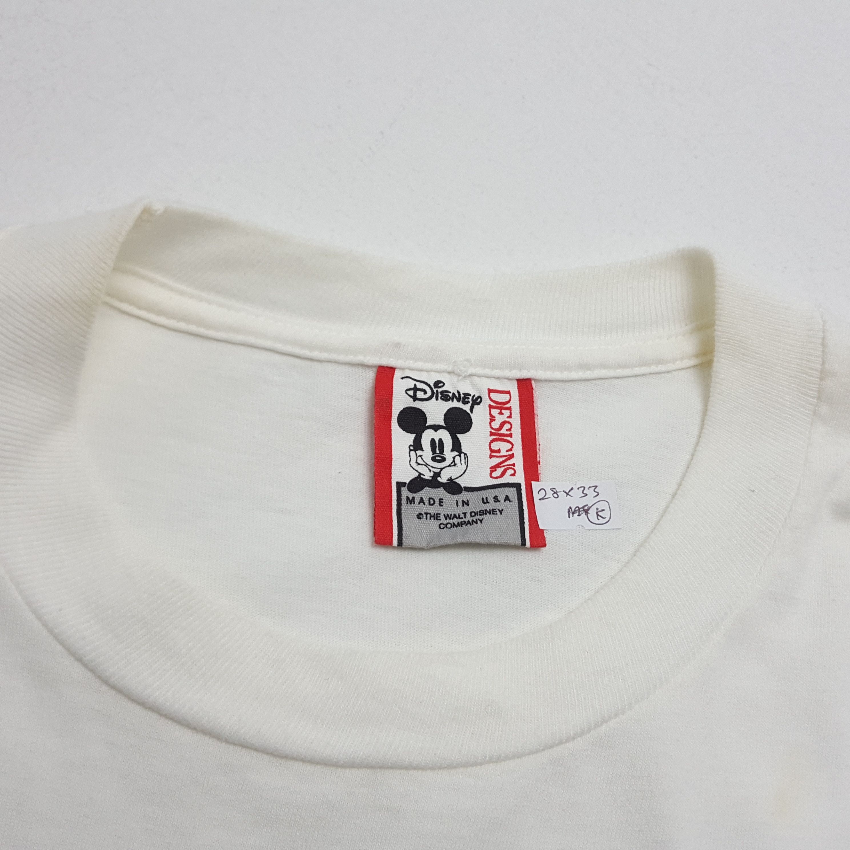 Disney × Mickey Mouse × Vintage Vintage 90's MICKEY MOUSE Disney Big Print T-Shirt Size US XXL / EU 58 / 5 - 2 Thumbnail