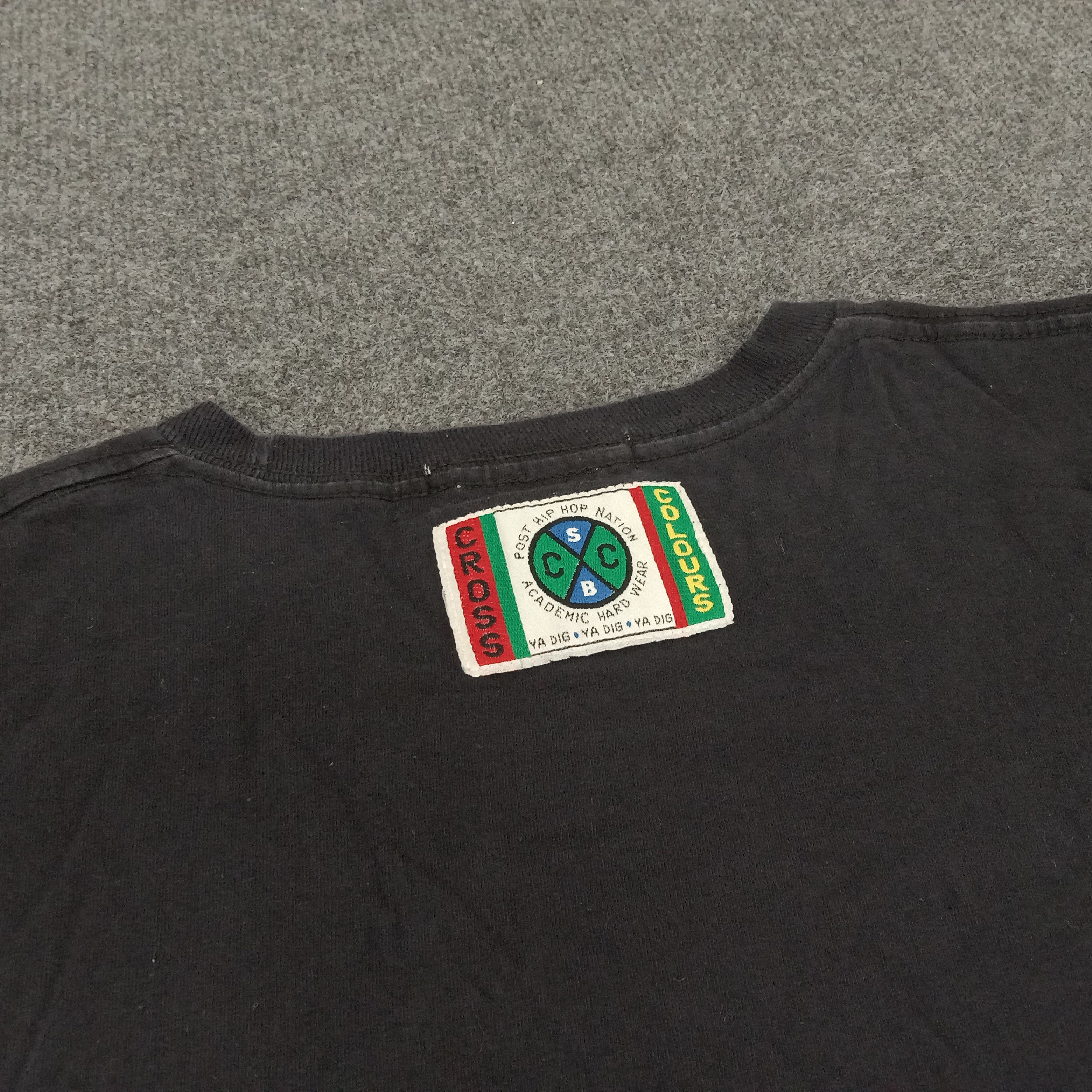 Cross Colours × Vintage Beedope Cross Colour Box Logo Hiphop Style Tshirt Size US L / EU 52-54 / 3 - 4 Thumbnail