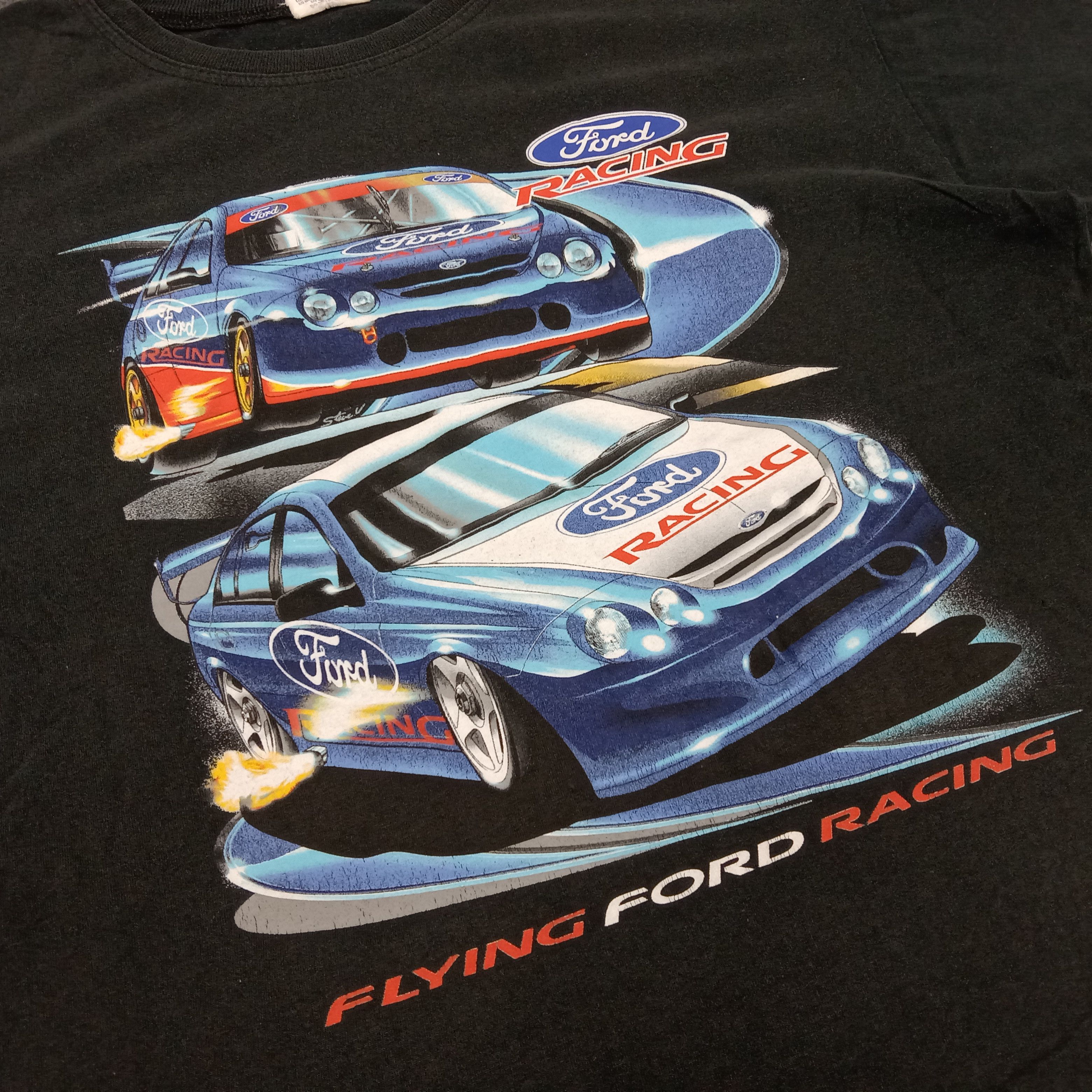 Ford × Vintage Flying Ford Racing Motorsport Cars Tshirt Size US XL / EU 56 / 4 - 2 Thumbnail