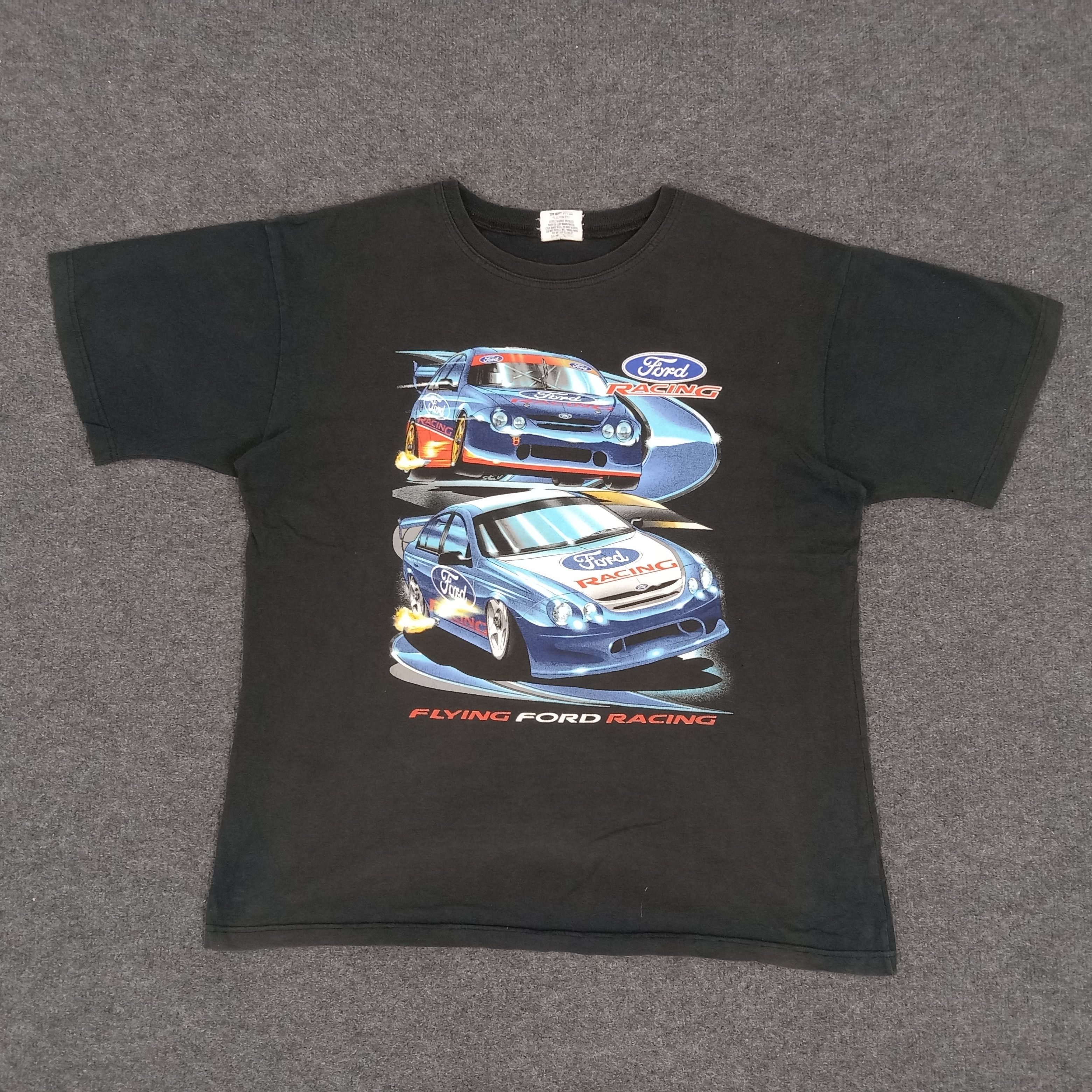 Flying Ford Racing Motorsport Cars Tshirt