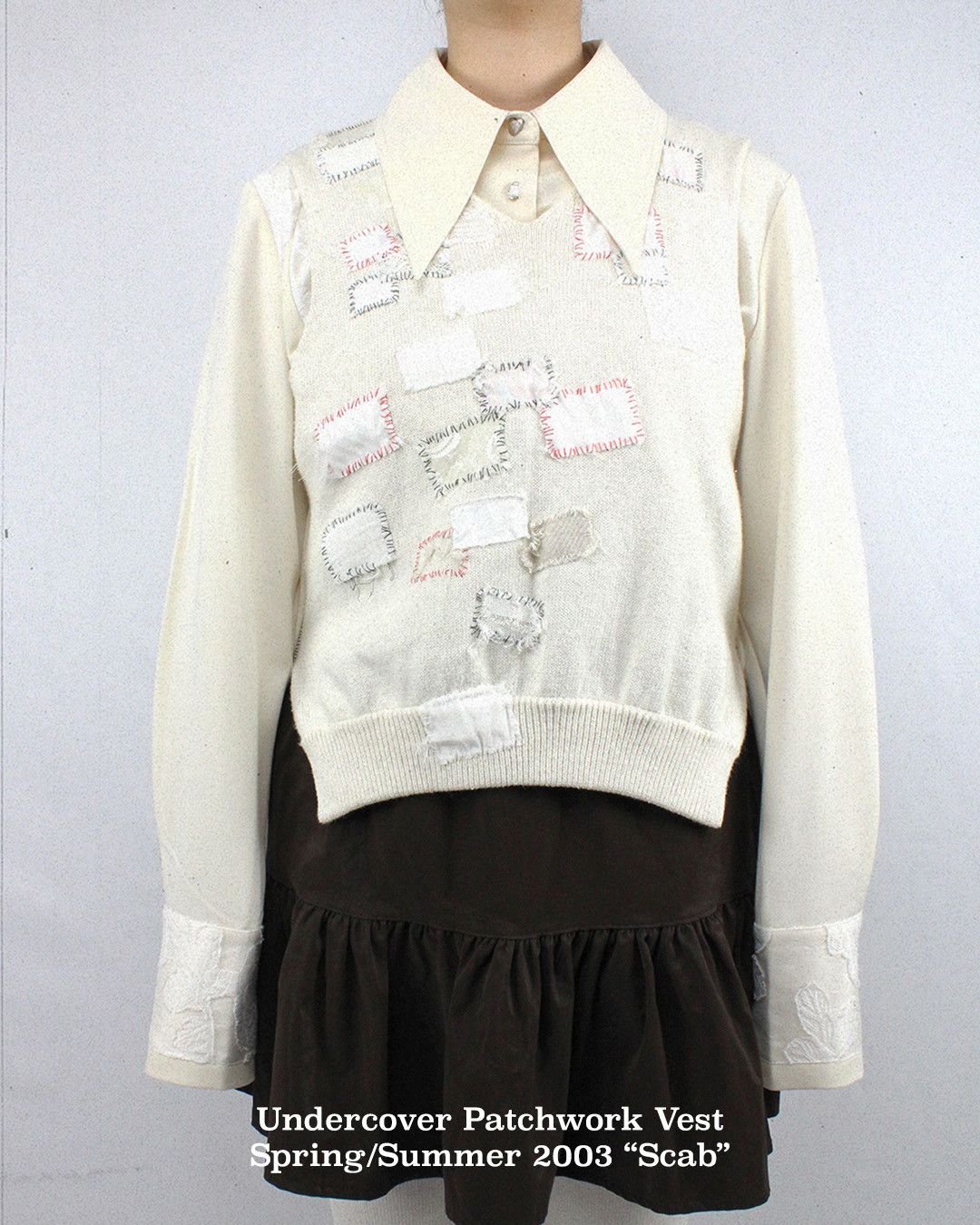 Undercover SS03 "Scab" Patchwork Vest Size M / US 6-8 / IT 42-44 - 10 Thumbnail