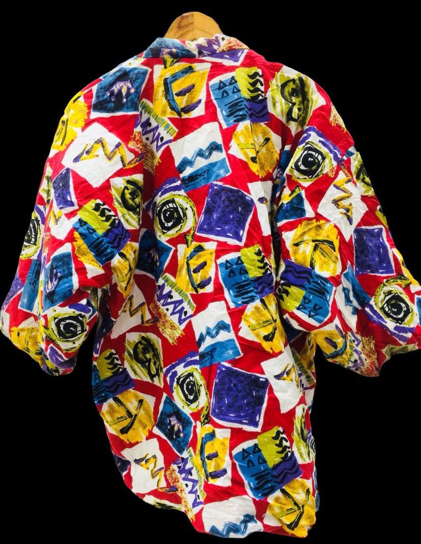 Vintage Kimono design Miles Devis Headshot colour