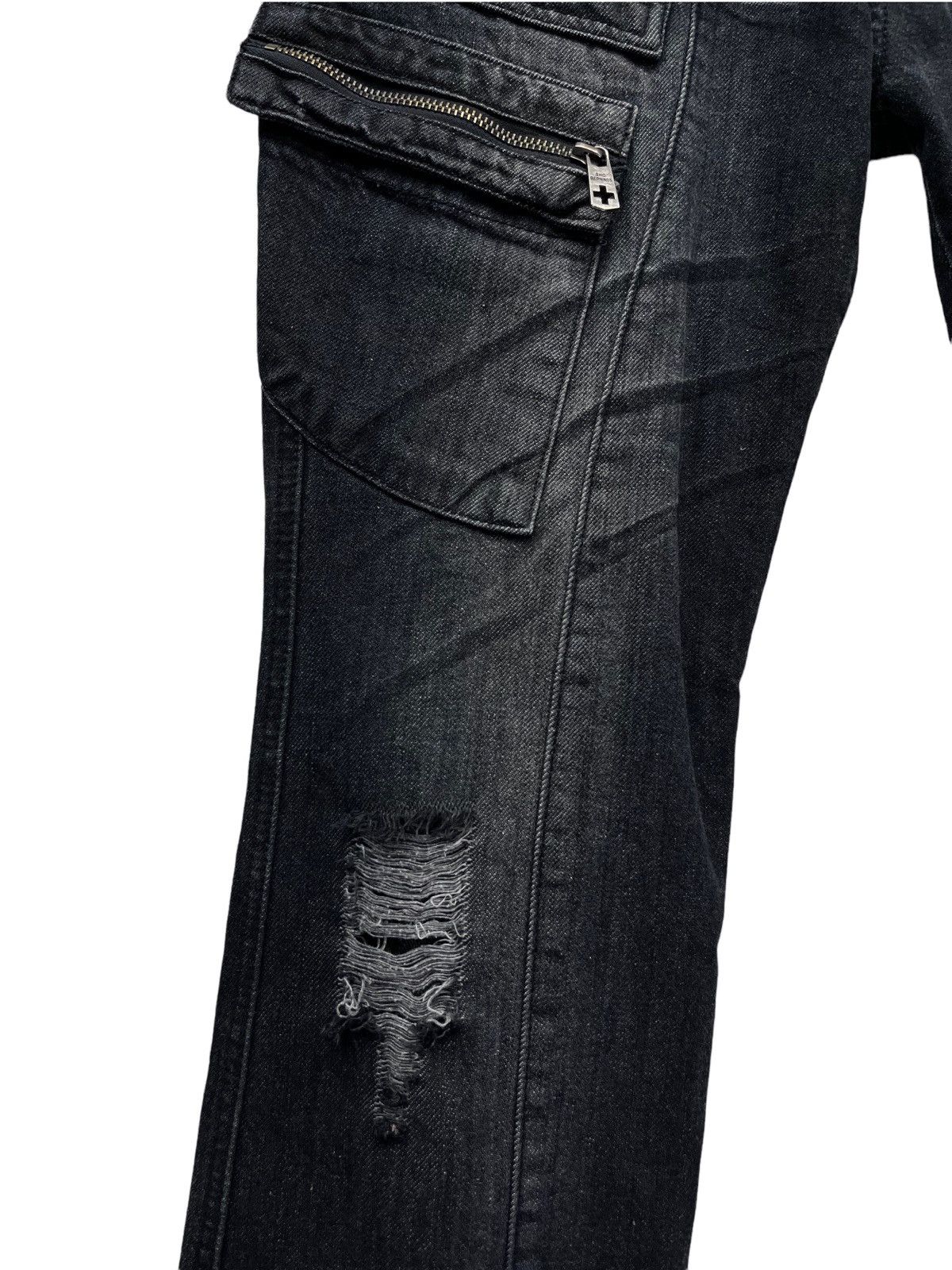 Rockstar Games × Seditionaries 🔥SHO Punk Laced Studded Flare Distressed Denim Cargo Pants Size US 32 / EU 48 - 12 Thumbnail