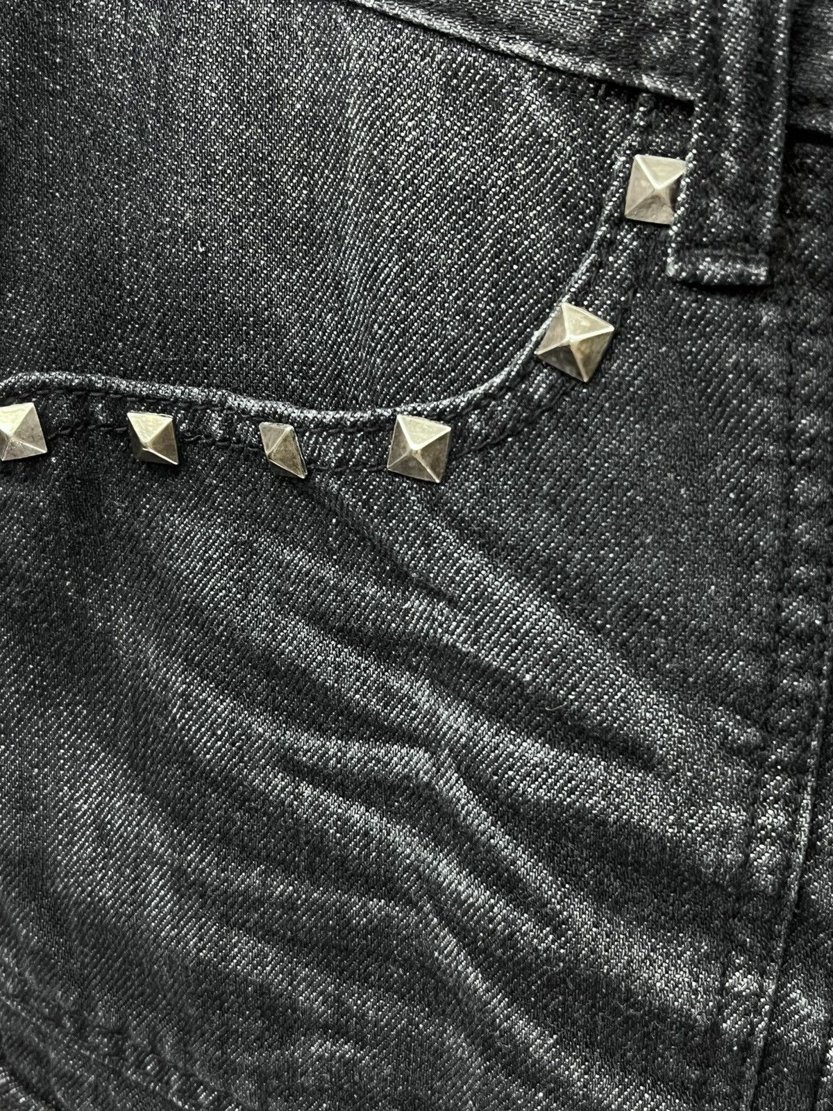 Rockstar Games × Seditionaries 🔥SHO Punk Laced Studded Flare Distressed Denim Cargo Pants Size US 32 / EU 48 - 14 Thumbnail
