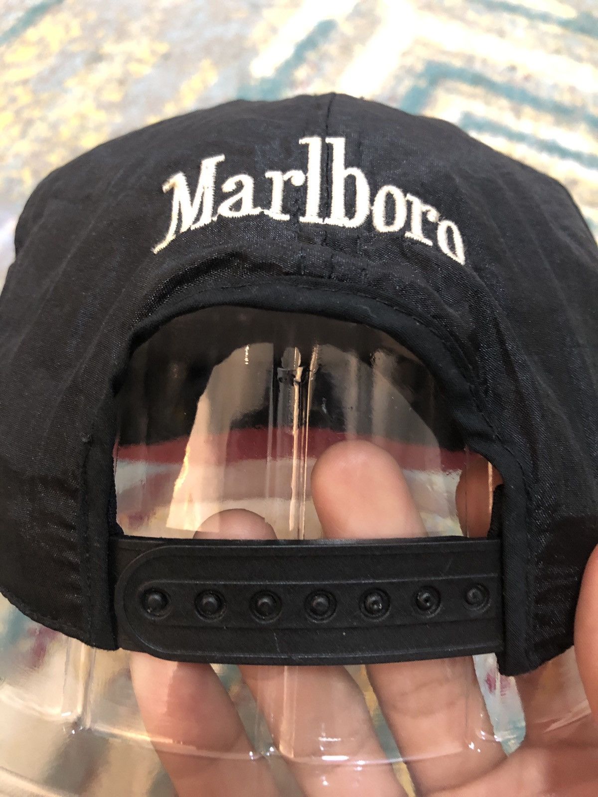 Marlboro 🔥Vintage Marlboro World‘S No 1 Patch Logo Snapback Hat Size ONE SIZE - 9 Thumbnail