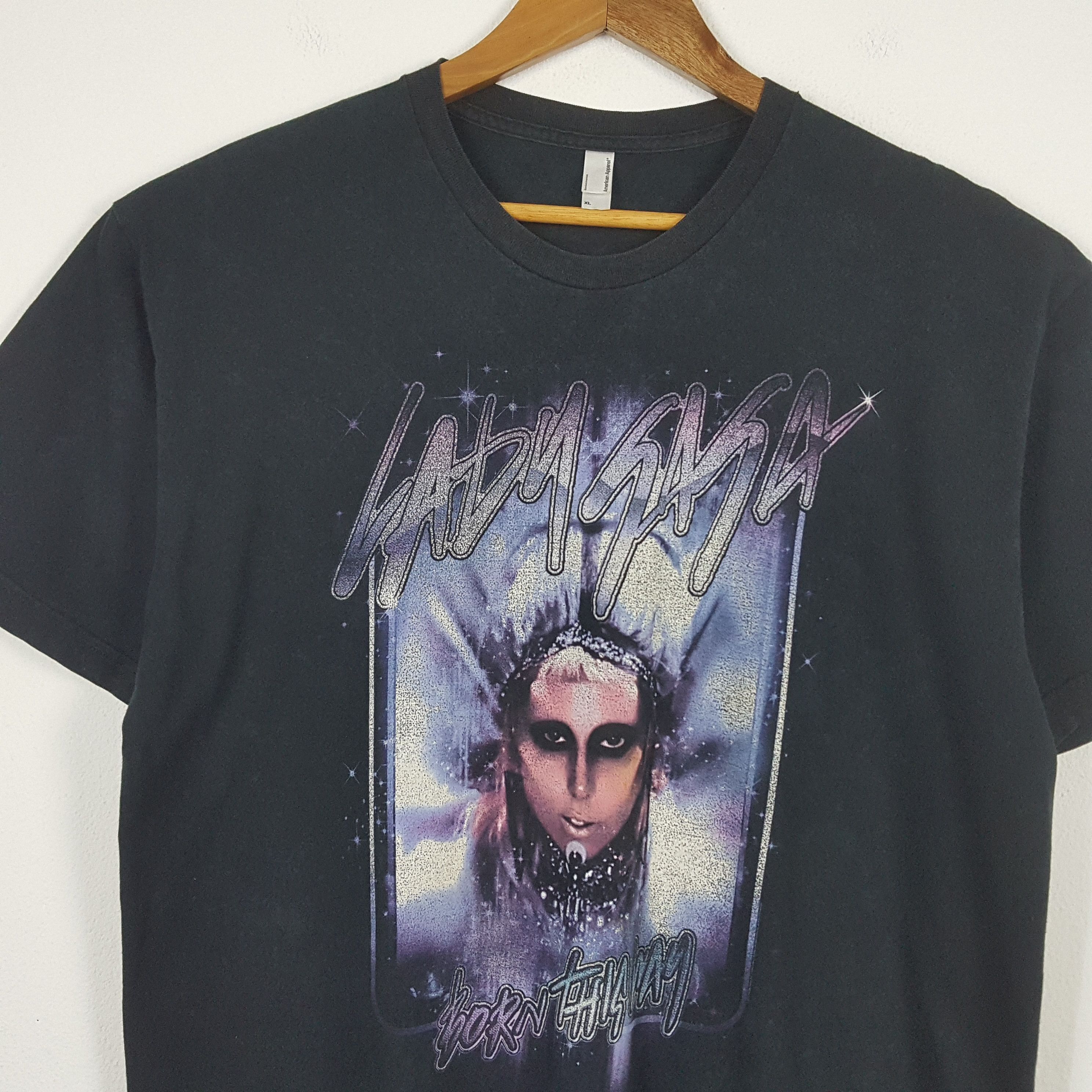 Band Tees × Vintage Vintage Lady Gaga American Singer Tour t-shirt Size US L / EU 52-54 / 3 - 4 Thumbnail