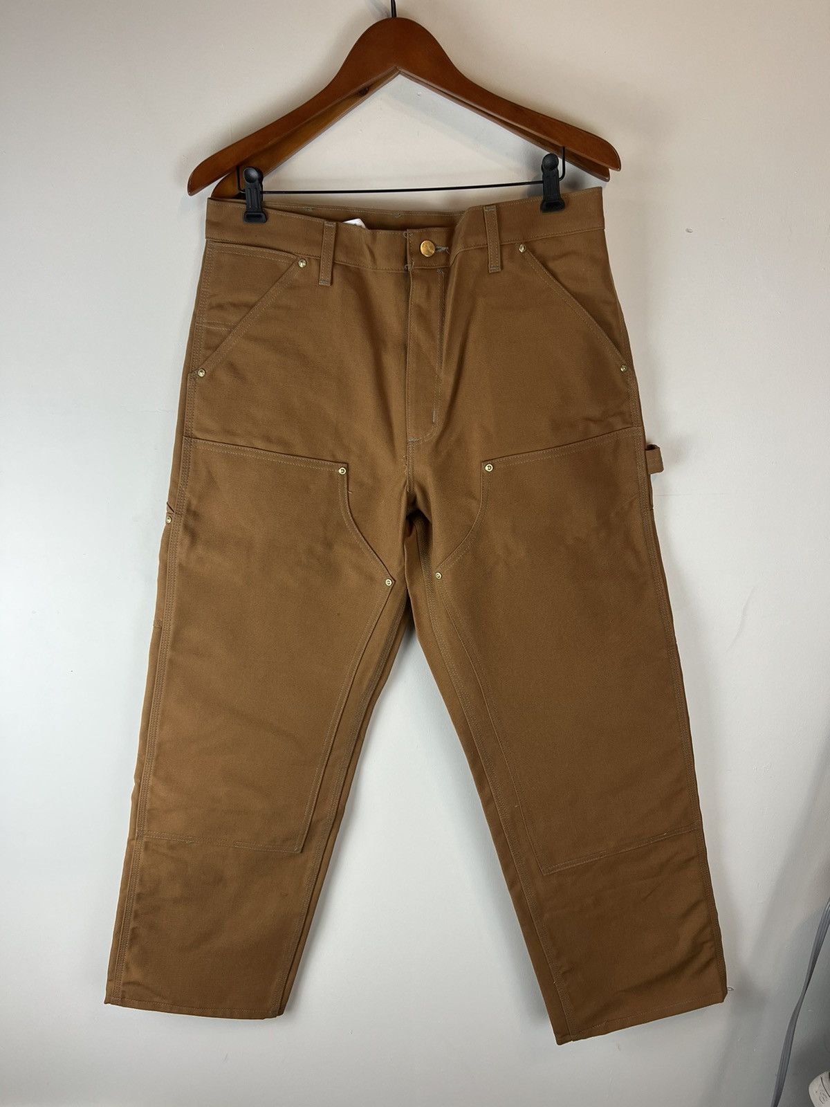 Carhartt Vintage carhartt unionmade doubleknee dungaree workpants Size US 34 / EU 50 - 1 Thumbnail