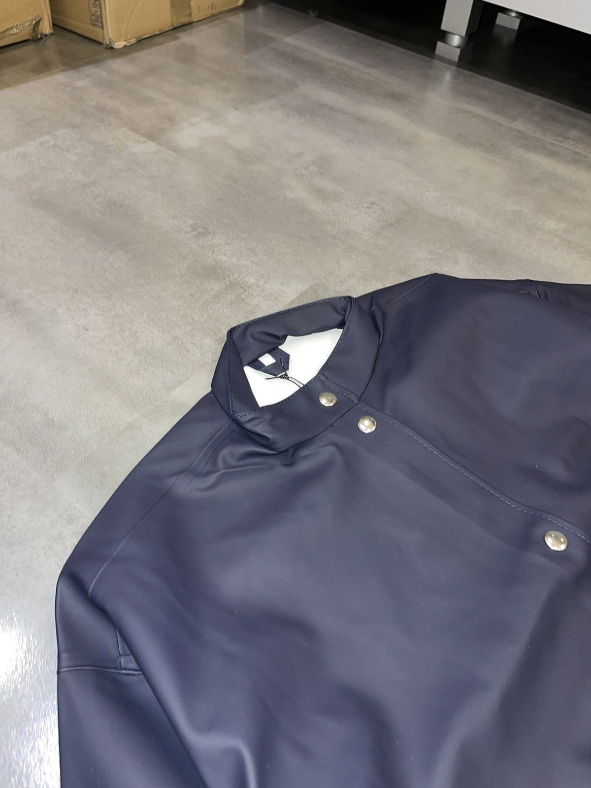Stutterheim DS! Stutterheim Alvik Navy Raincoat Size US M / EU 48-50 / 2 - 8 Thumbnail