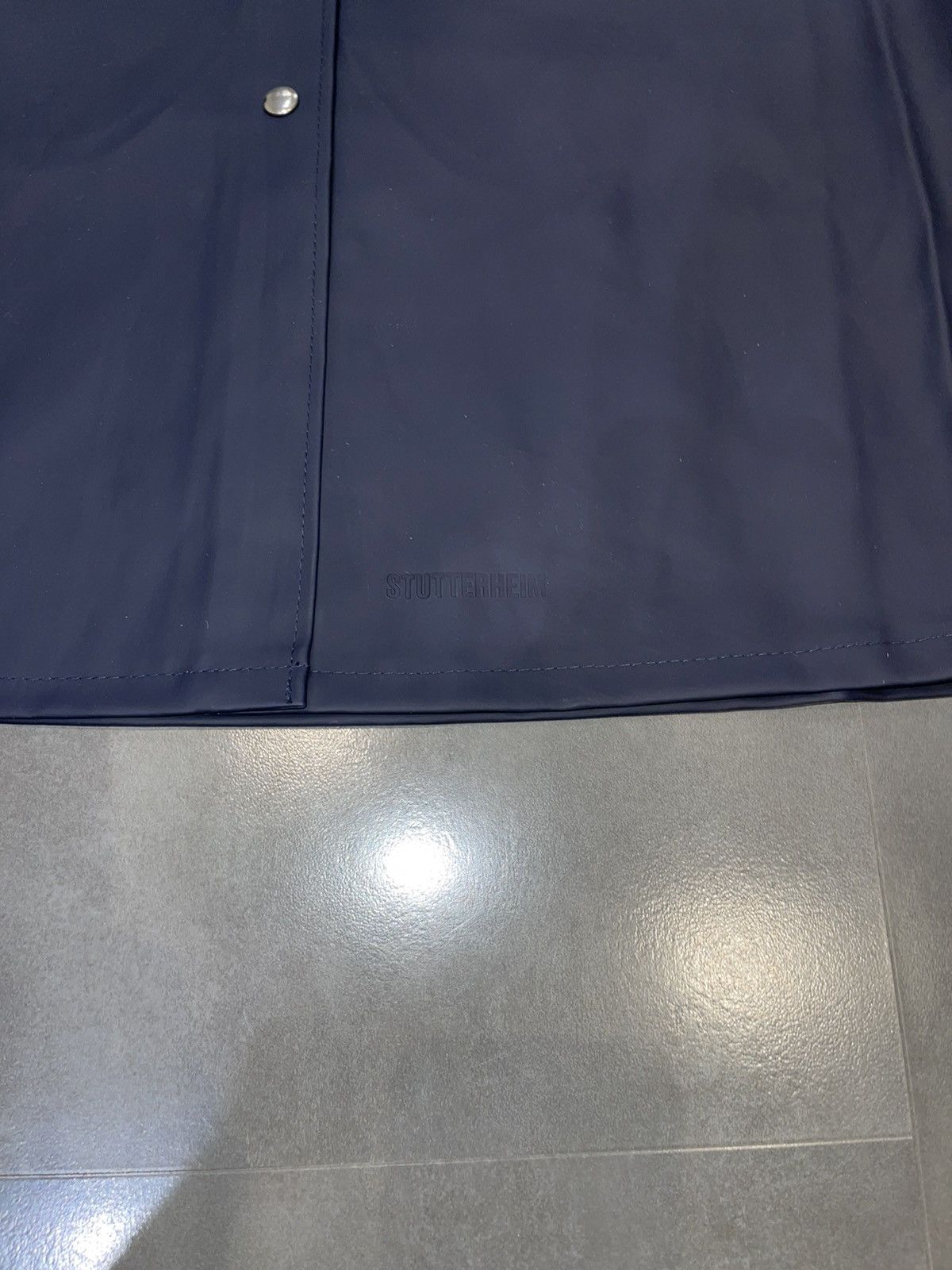 Stutterheim DS! Stutterheim Alvik Navy Raincoat Size US M / EU 48-50 / 2 - 6 Thumbnail