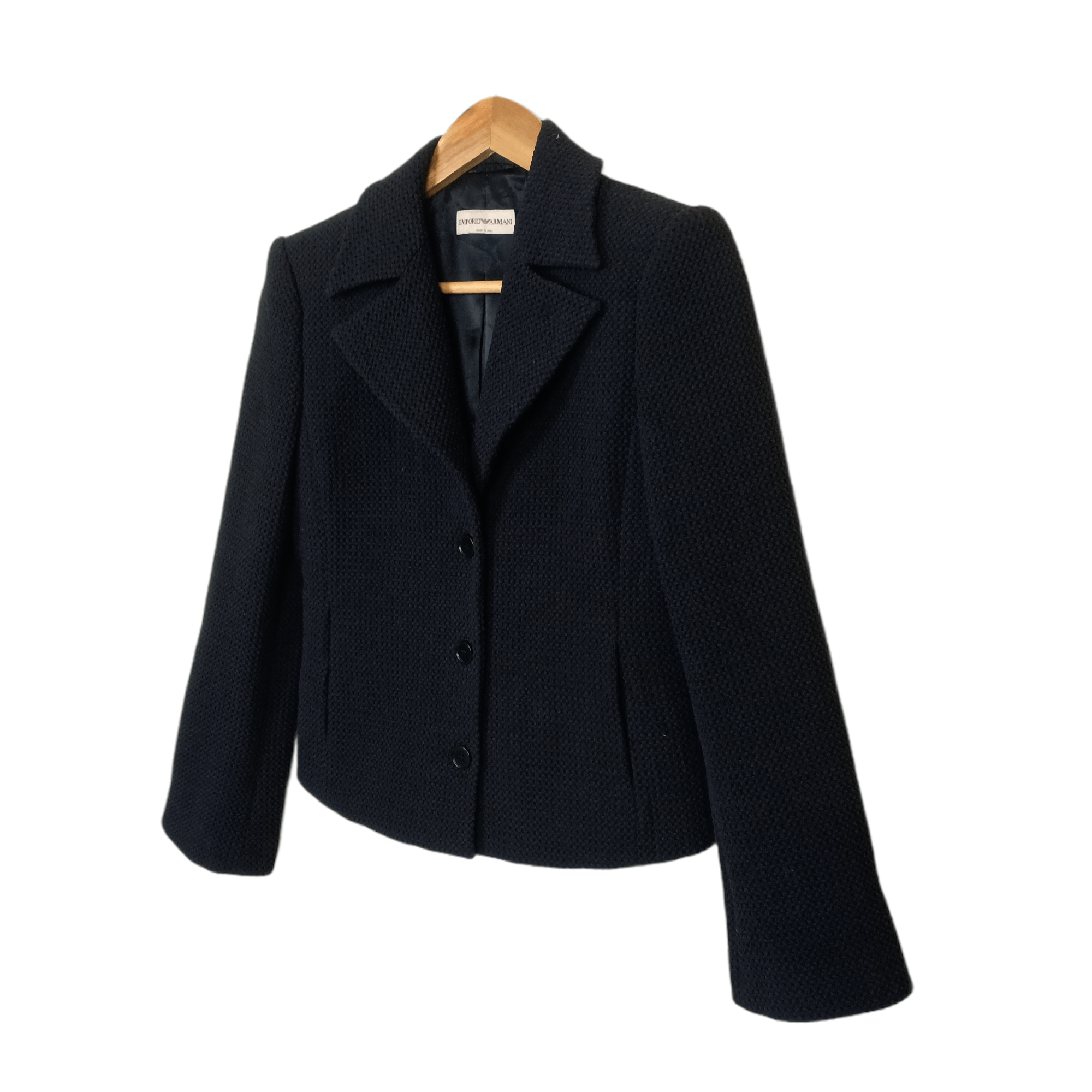 Emporio Armani × Vintage Emporio Armani Wool Jacket Size US M / EU 48-50 / 2 - 4 Thumbnail
