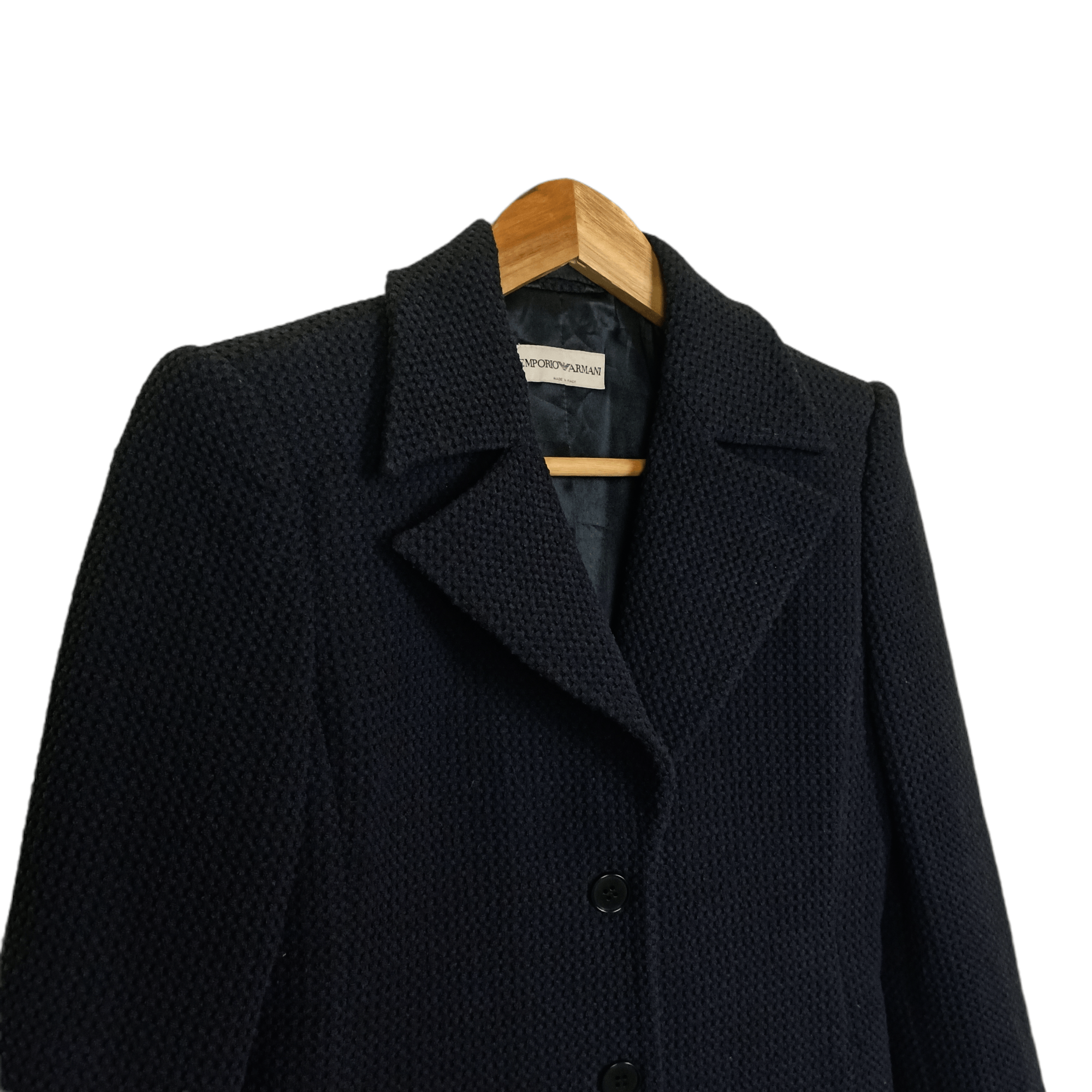 Emporio Armani × Vintage Emporio Armani Wool Jacket Size US M / EU 48-50 / 2 - 3 Thumbnail