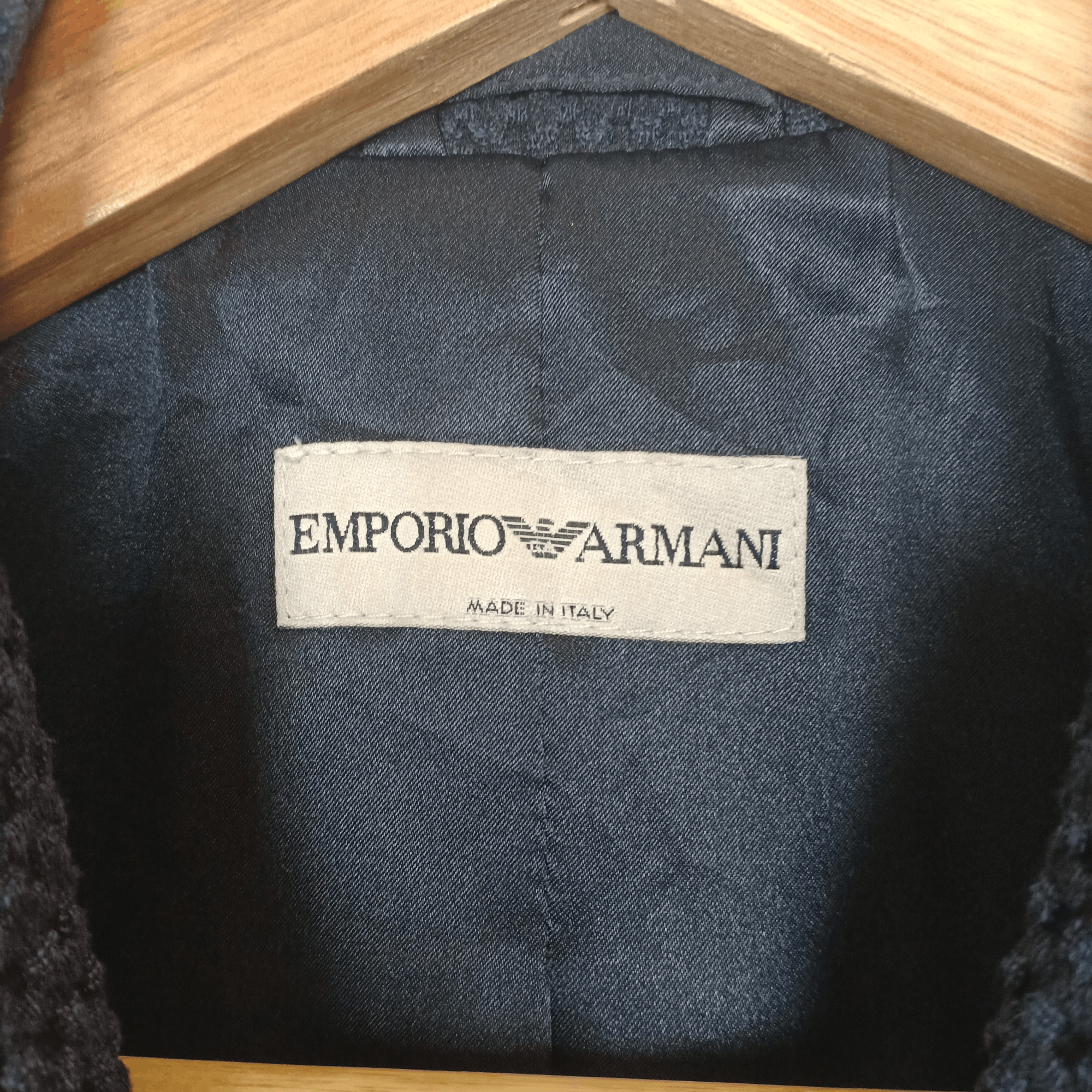 Emporio Armani × Vintage Emporio Armani Wool Jacket Size US M / EU 48-50 / 2 - 11 Thumbnail