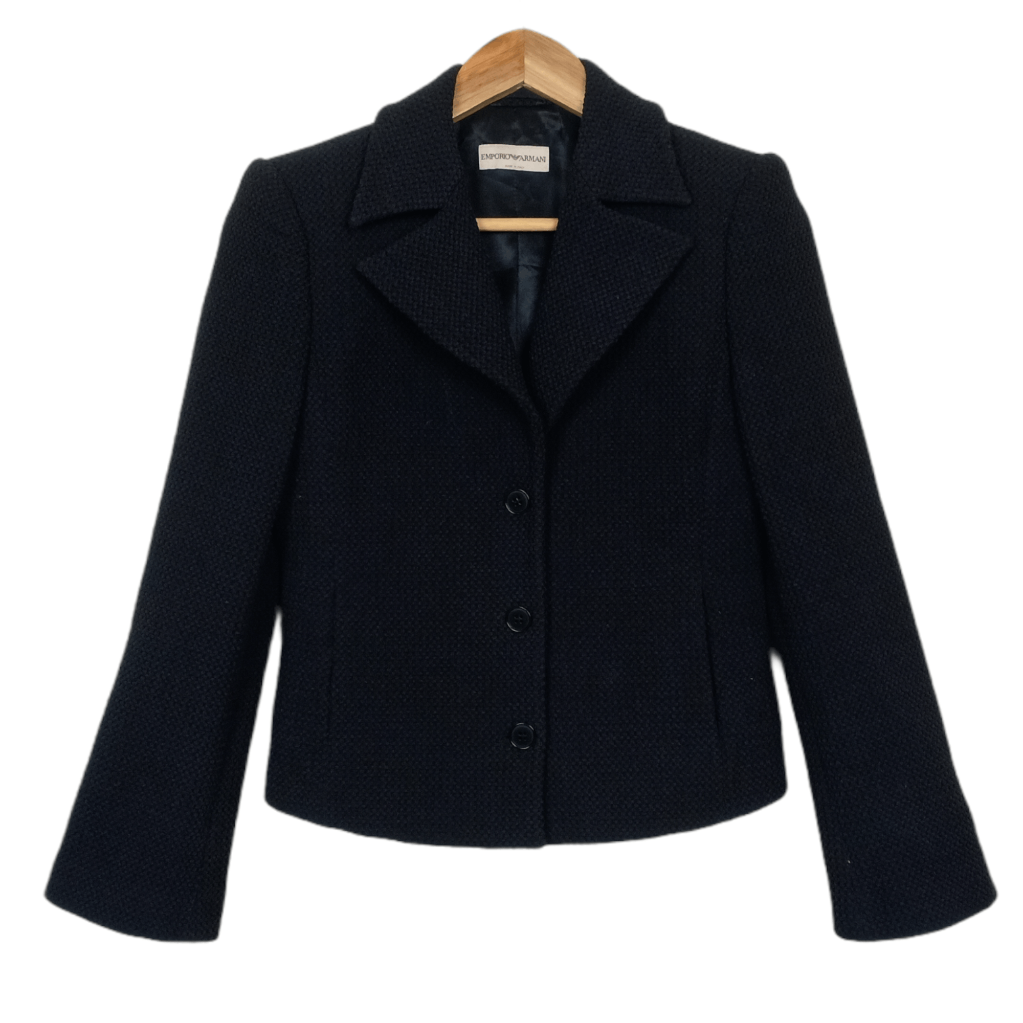 Emporio Armani × Vintage Emporio Armani Wool Jacket Size US M / EU 48-50 / 2 - 1 Thumbnail