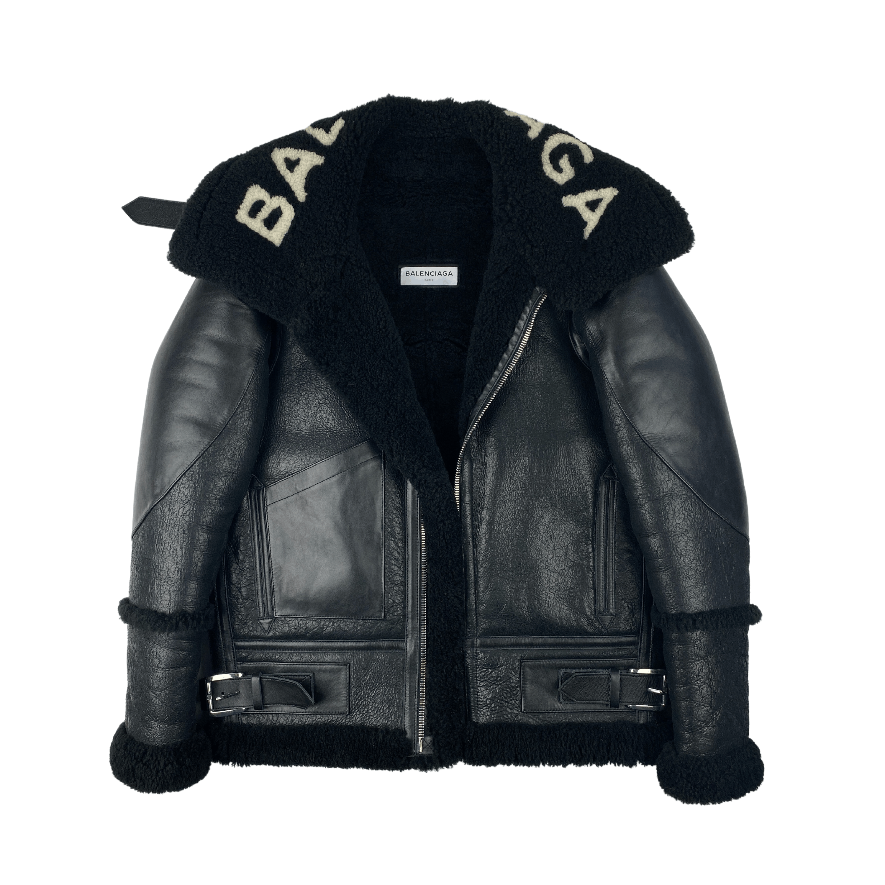 Balenciaga Balenciaga Oversized Le Bombardier Shearling Jacket Grailed