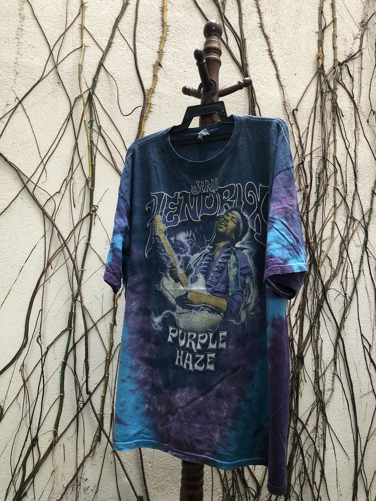 Band Tees × Jimi Hendrix × Vintage Vintage JIMI HENDRIX Purple Haze tye dye Size US XXL / EU 58 / 5 - 1 Thumbnail