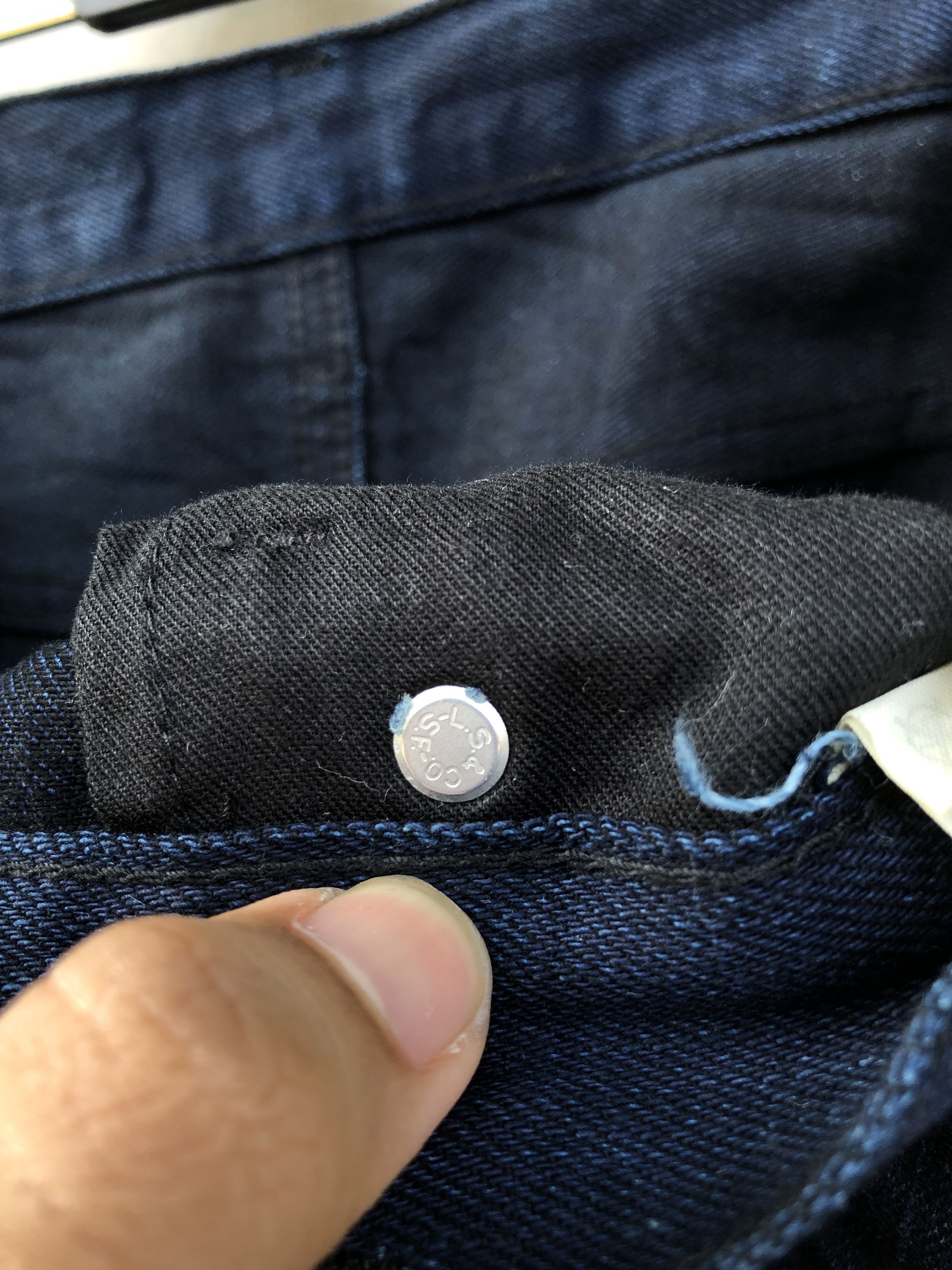 Fragment Design × Levi's Levis Fragment Design Fujiwara Hiroshi deep indigo Size US 34 / EU 50 - 12 Thumbnail