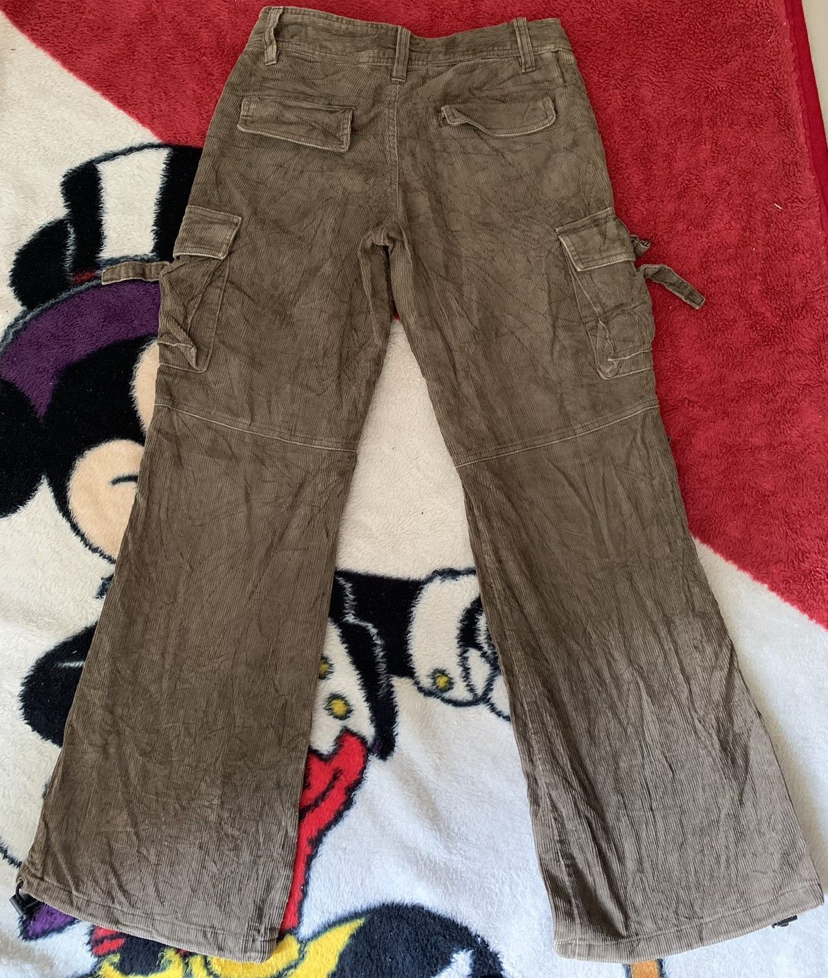 20471120 × Japanese Brand JAPANESE CORDUROY CARGO PANT RARE Size 28" / US 6 / IT 42 - 3 Thumbnail