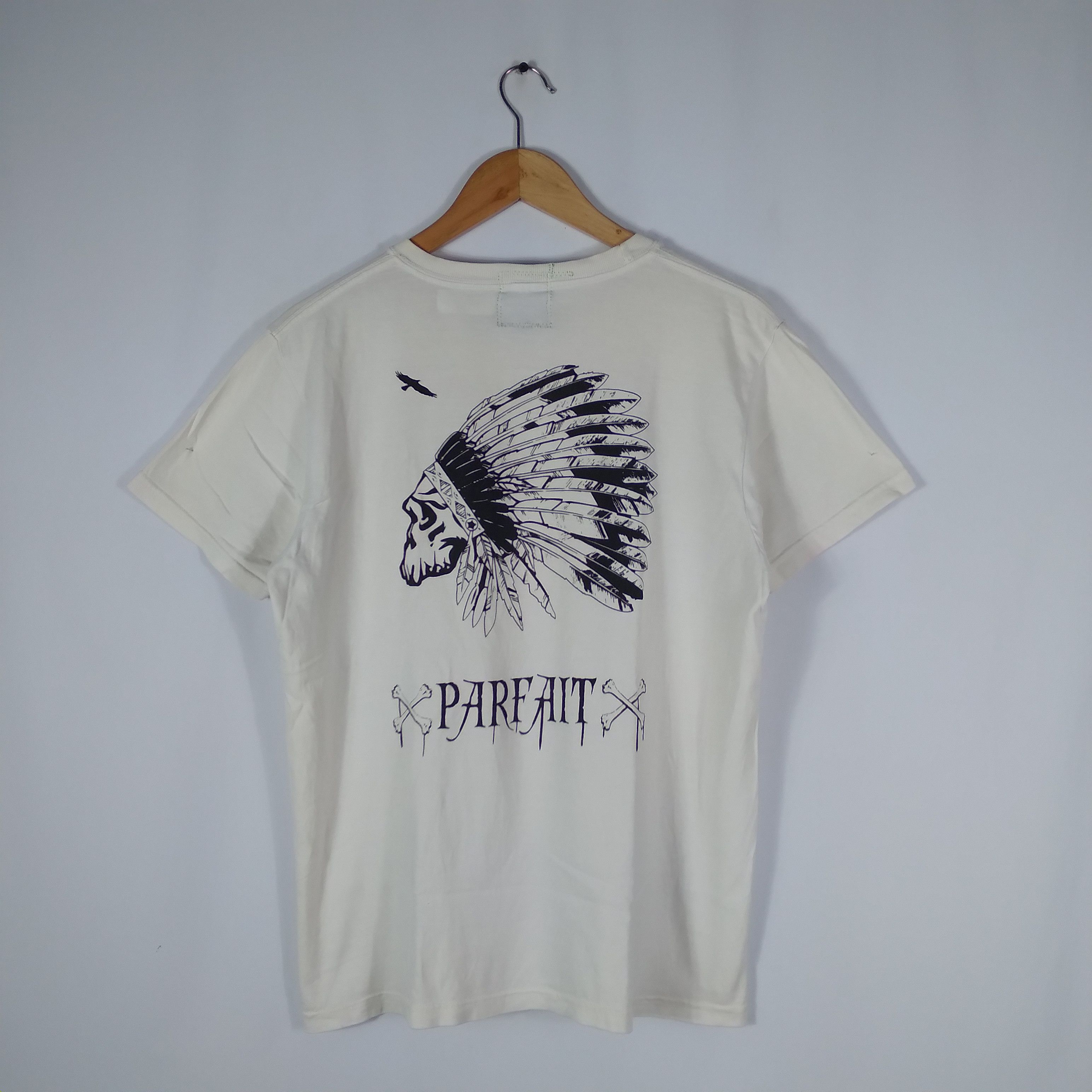 Japanese Brand × Vintage Vintage Parfait Big Skull Apache Red Indian Logo Size US S / EU 44-46 / 1 - 7 Thumbnail