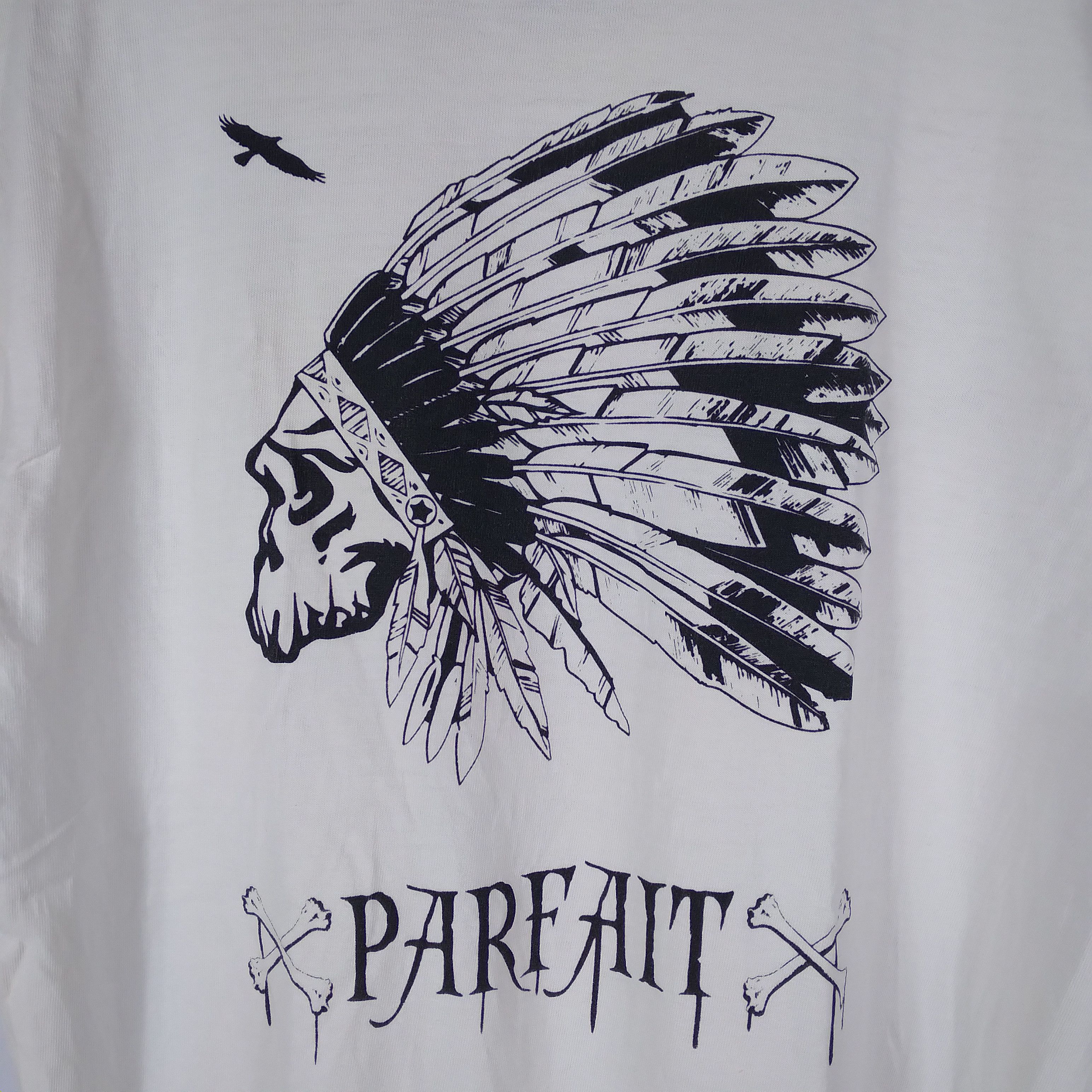 Japanese Brand × Vintage Vintage Parfait Big Skull Apache Red Indian Logo Size US S / EU 44-46 / 1 - 8 Thumbnail