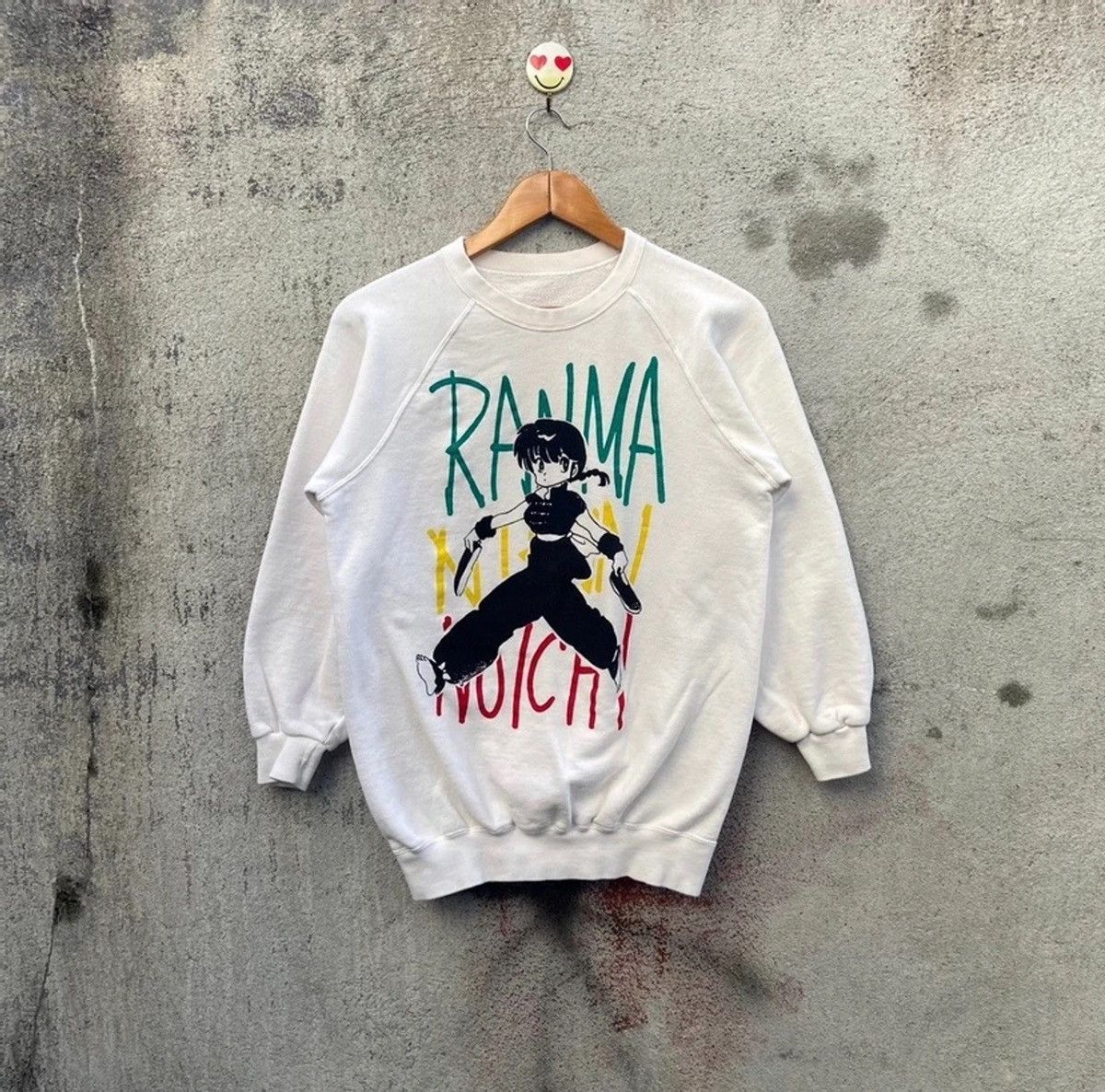 Anime Vintage 90s ranma 1/2 nibun noichi sweatshirt japanese anime Size US S / EU 44-46 / 1 - 1 Thumbnail