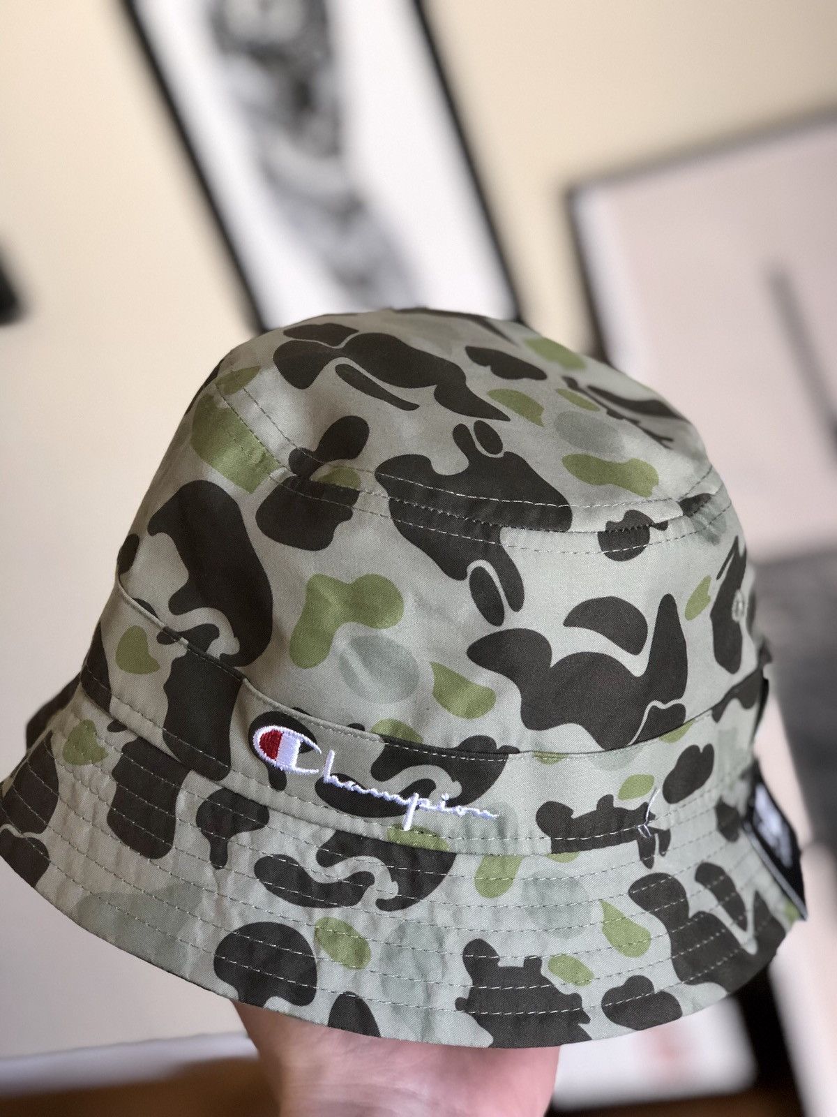 Champion New Era Champion X New Era Duck Camo Bucket hat Grailed